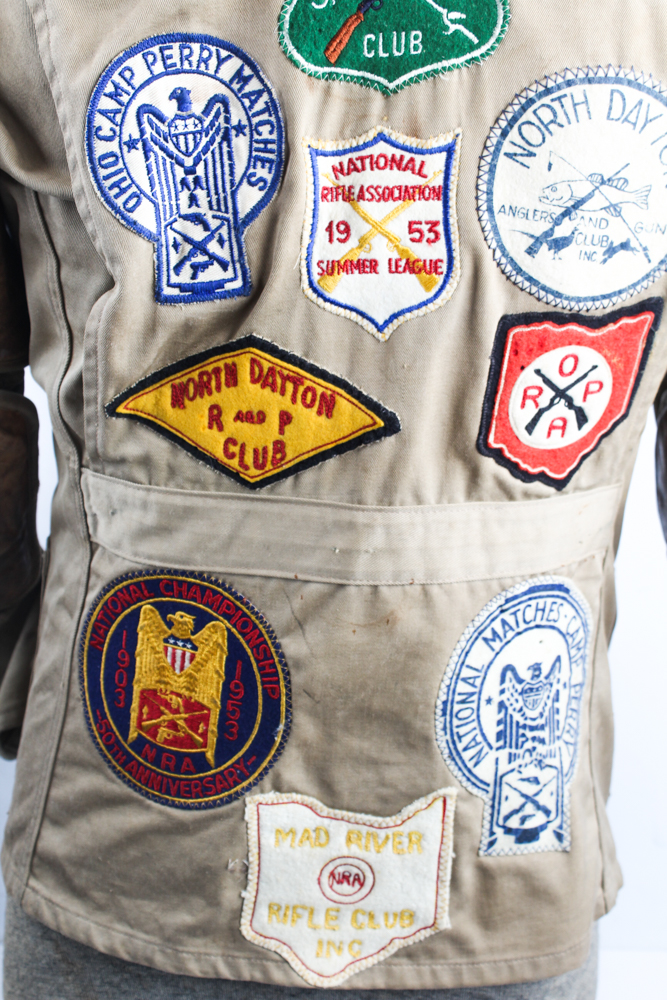 Vintage Safari Jacket on Shirt Form