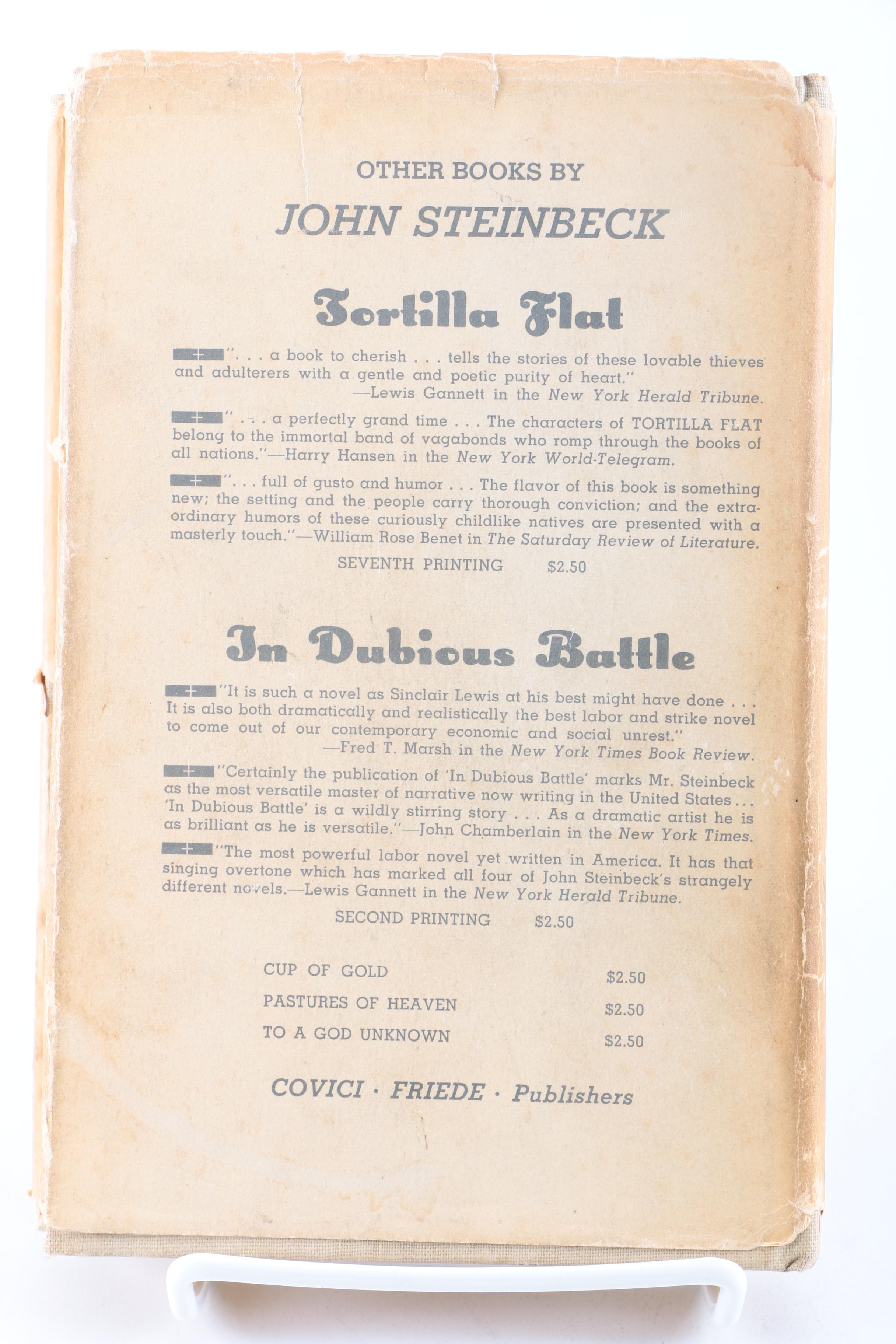 Vintage "Of Mice and Men" by John Steinbeck