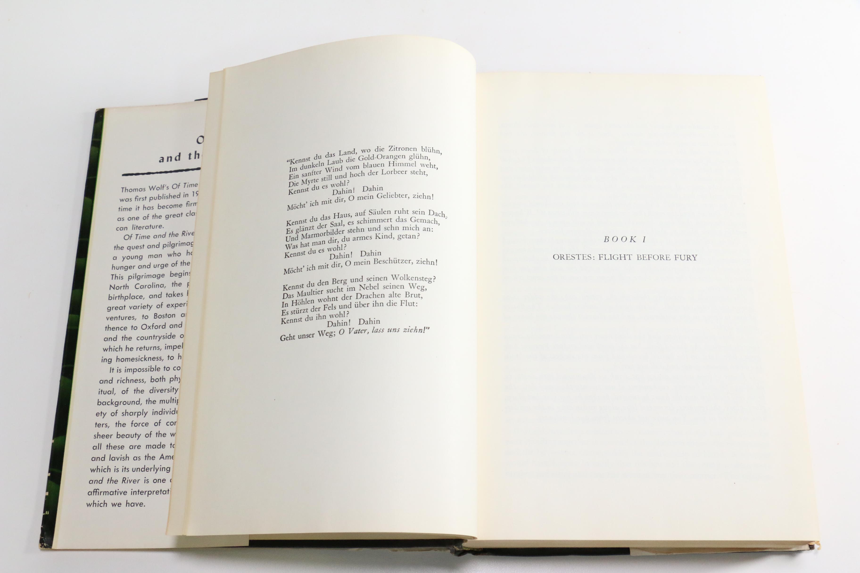 1935 "Of Time and the River" by Thomas Wolfe