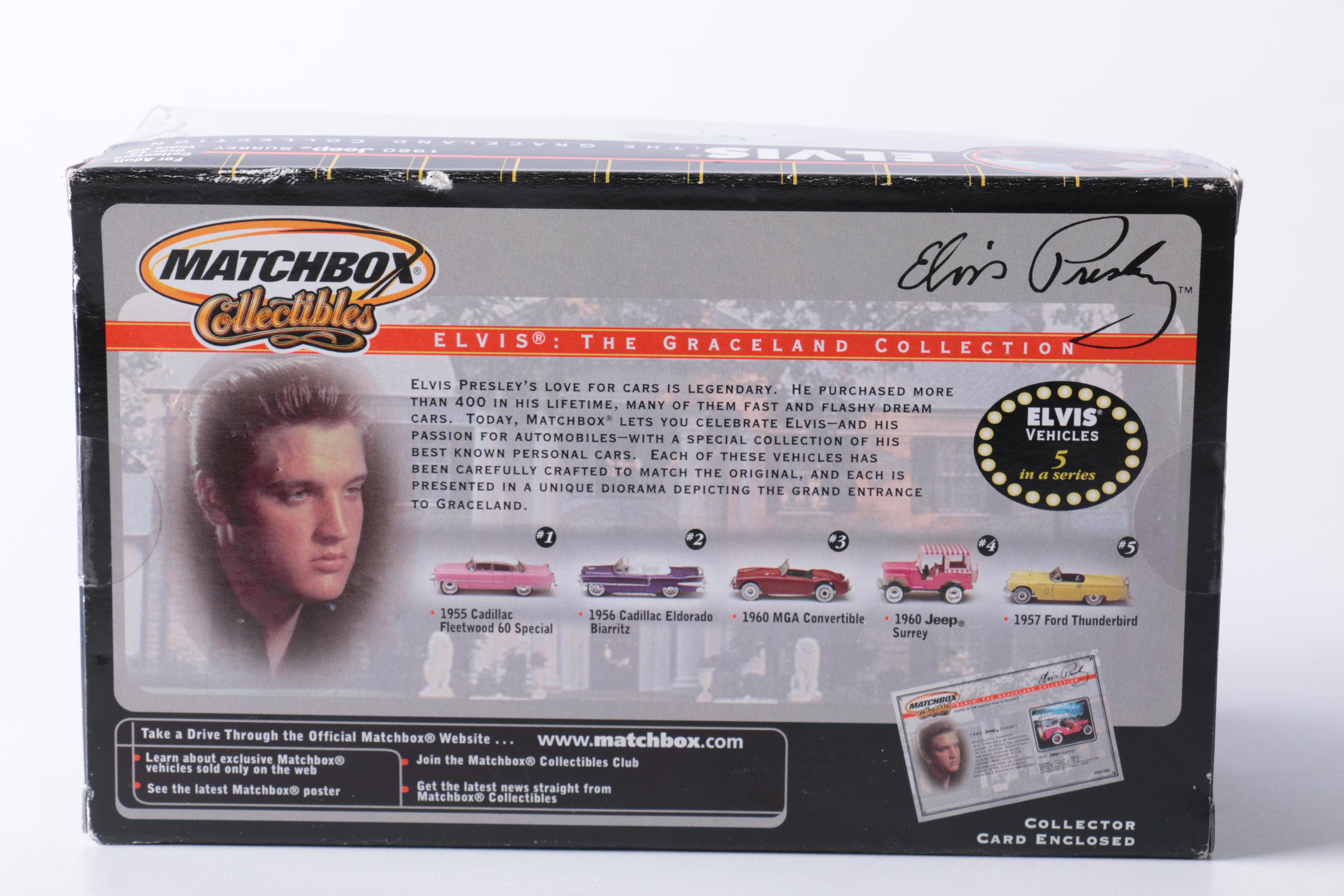 Matchbox Elvis Collection 1960 Jeep Surrey