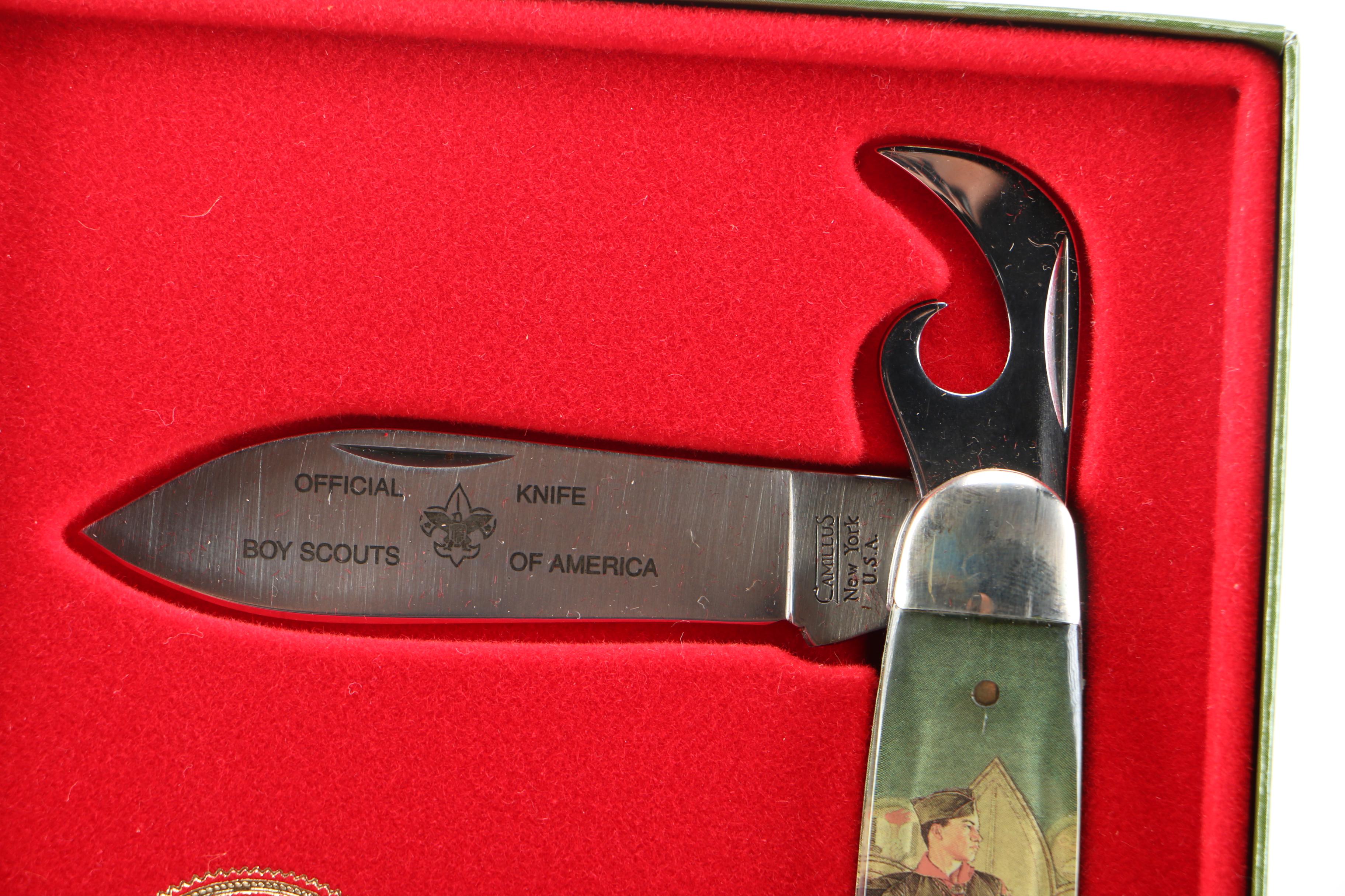 "Tomorow's Leader" Norman Rockwell Limited Edition Boy Scout Knife