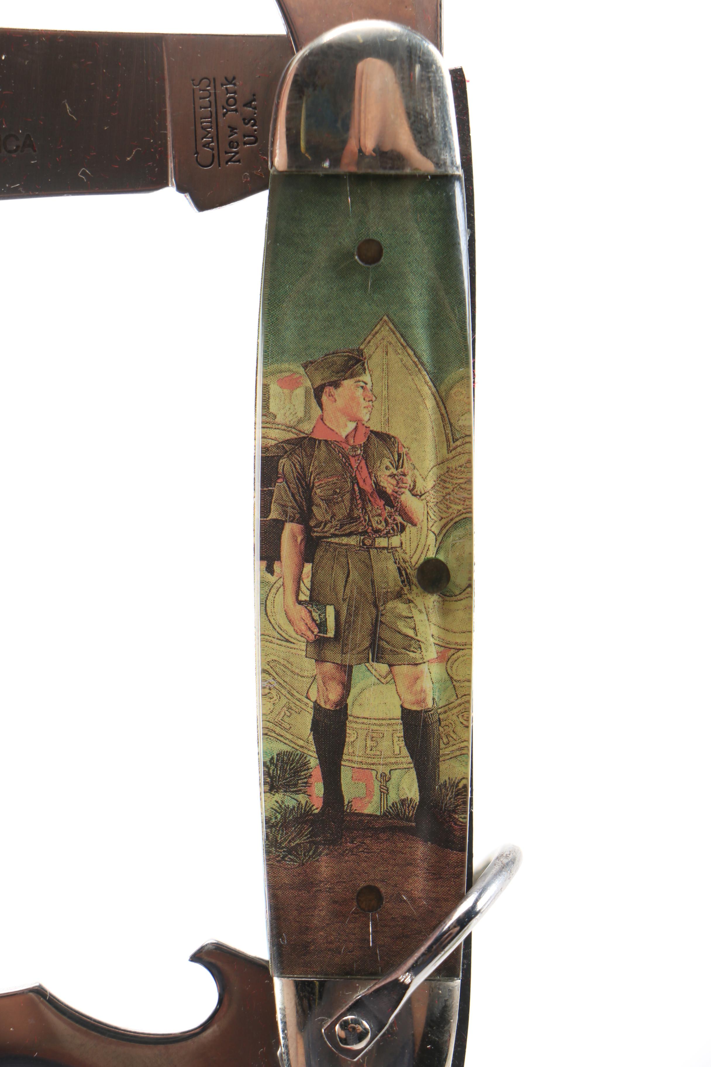 "Tomorow's Leader" Norman Rockwell Limited Edition Boy Scout Knife