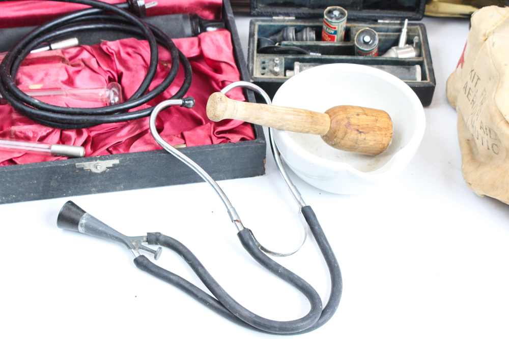 Collection of Antique Medical Supplies