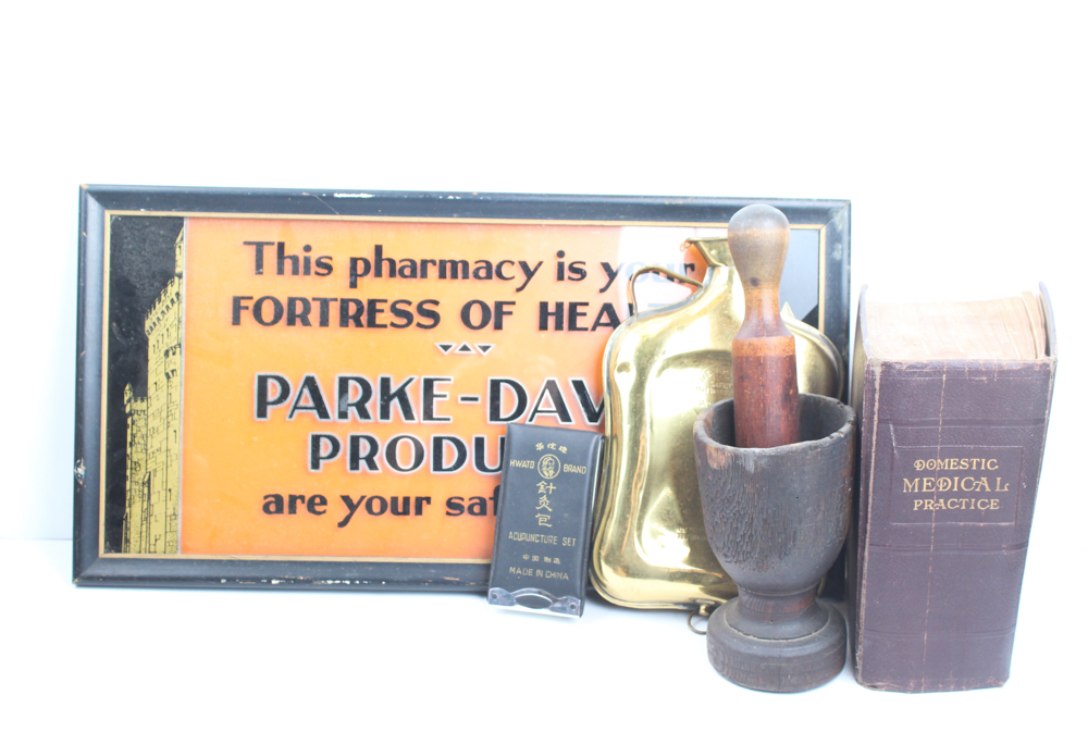 Collection of Antique Medical Supplies