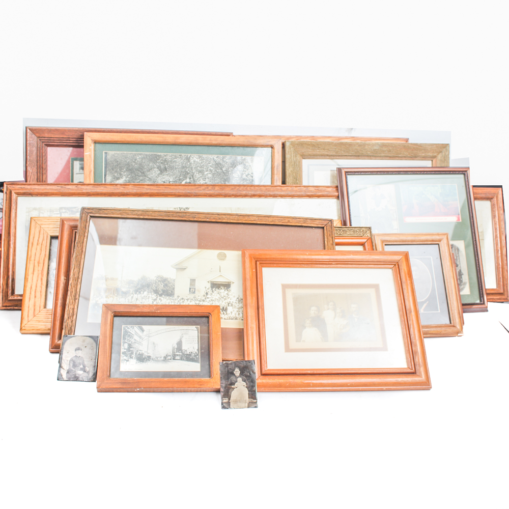 Vintage Framed Photograph Collection