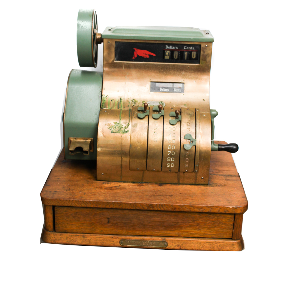 National Cash Register Co. Brass Register