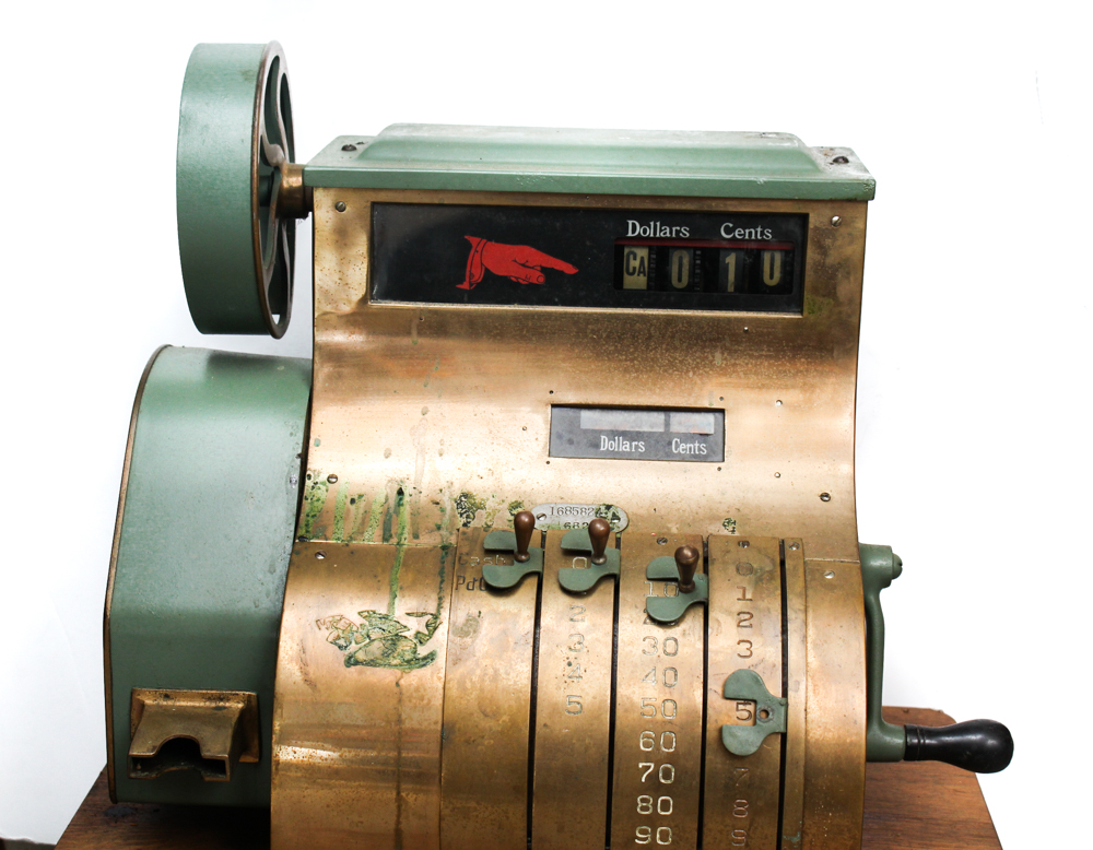 National Cash Register Co. Brass Register