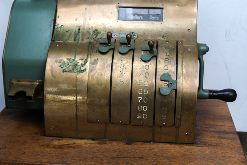 National Cash Register Co. Brass Register