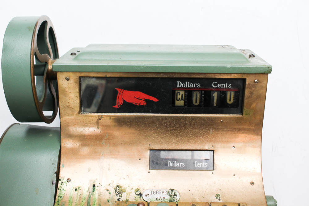 National Cash Register Co. Brass Register