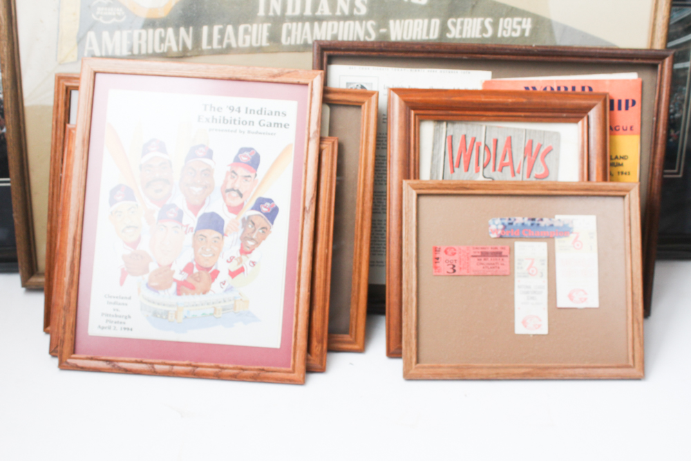 Vintage Ohio Sports Memorabilia