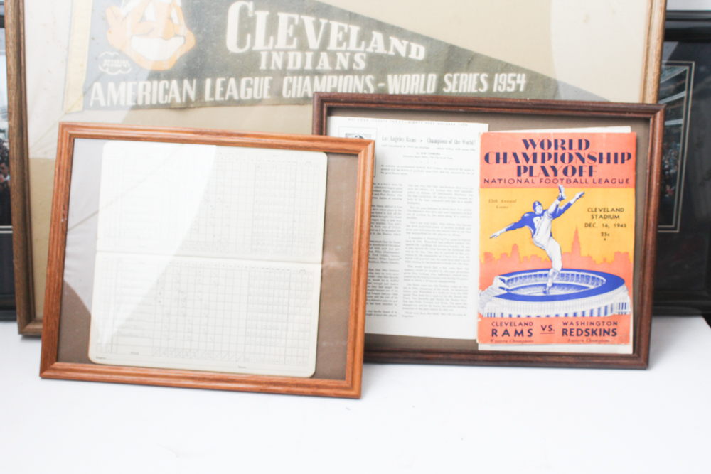Vintage Ohio Sports Memorabilia