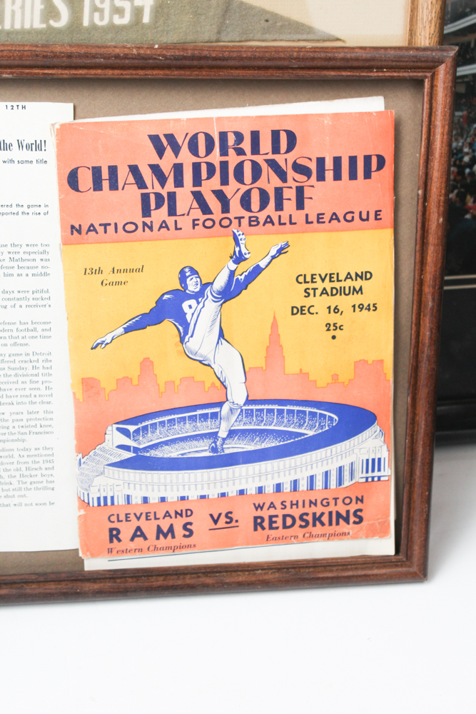 Vintage Ohio Sports Memorabilia