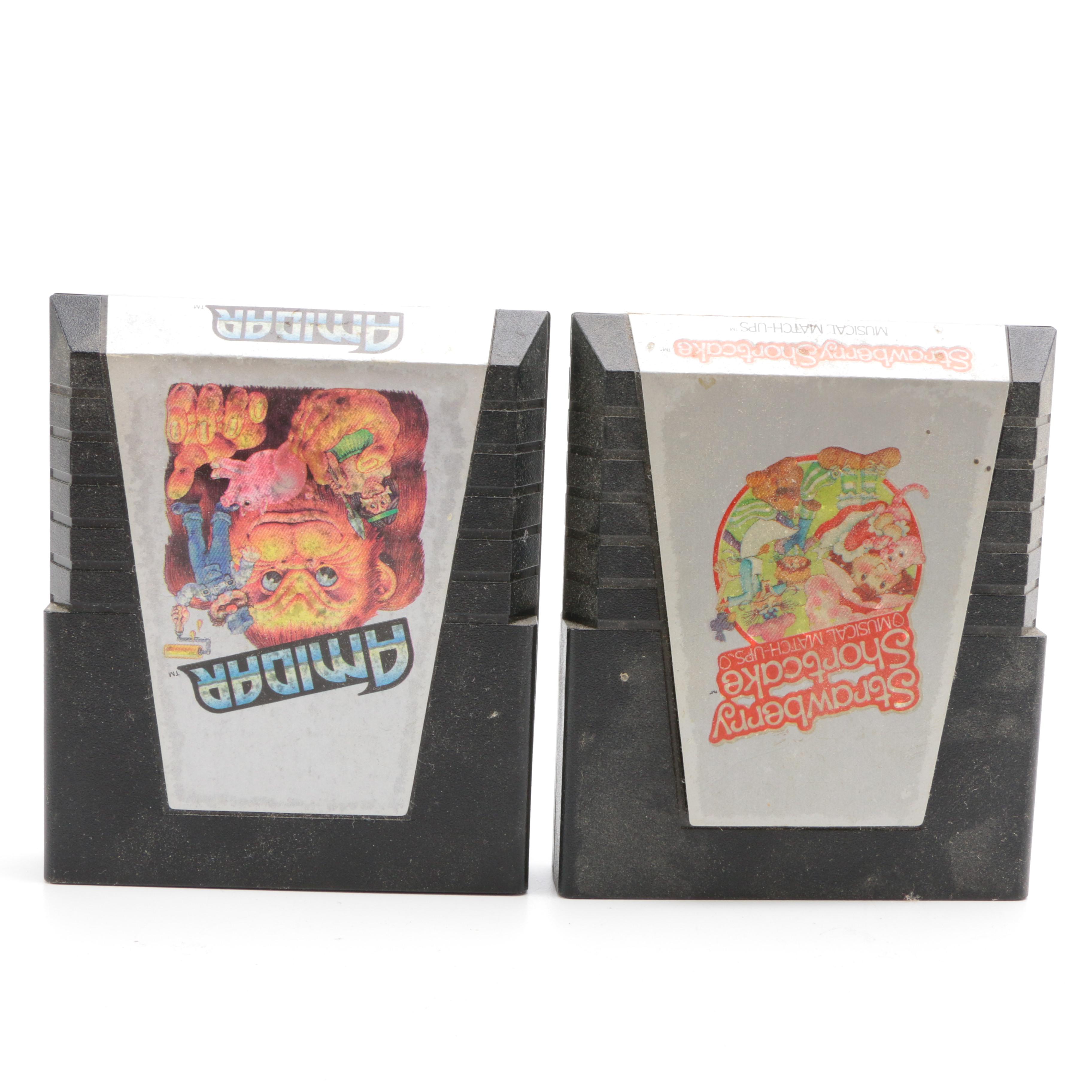 Atari 2600 Games Including "Pac-Man", "Donkey Kong Junior" and "Star Wars: The Empire Strikes Back"