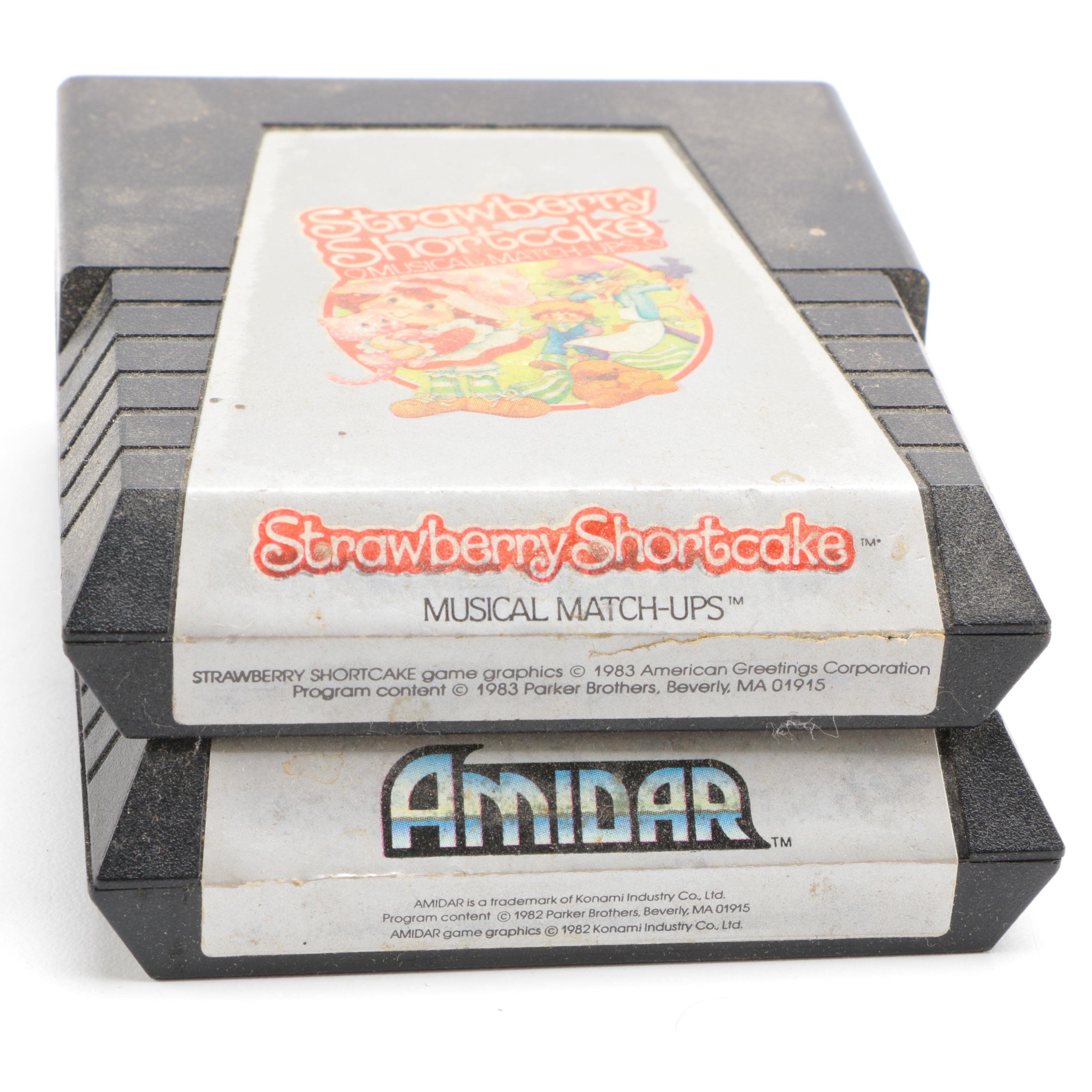 Atari 2600 Games Including "Pac-Man", "Donkey Kong Junior" and "Star Wars: The Empire Strikes Back"