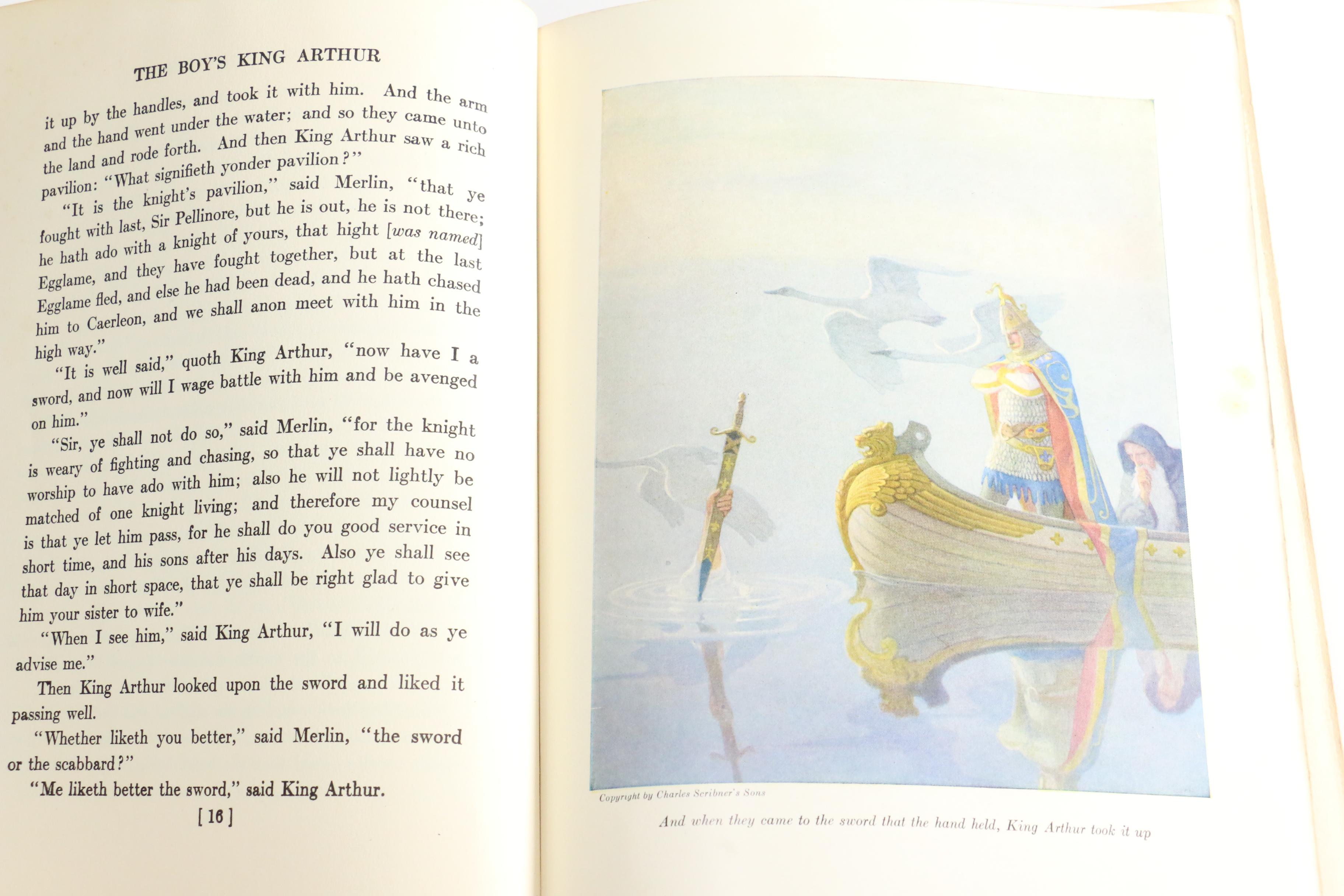1926 "The Boy's King Arthur" Illustrated by N. C. Wyeth