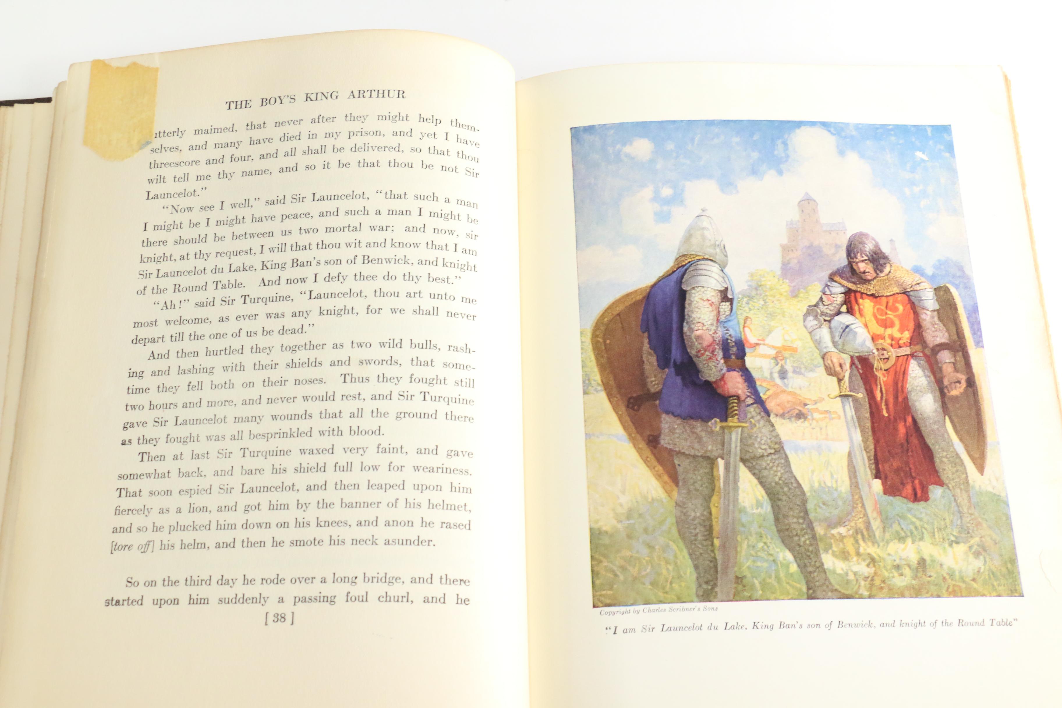 1926 "The Boy's King Arthur" Illustrated by N. C. Wyeth