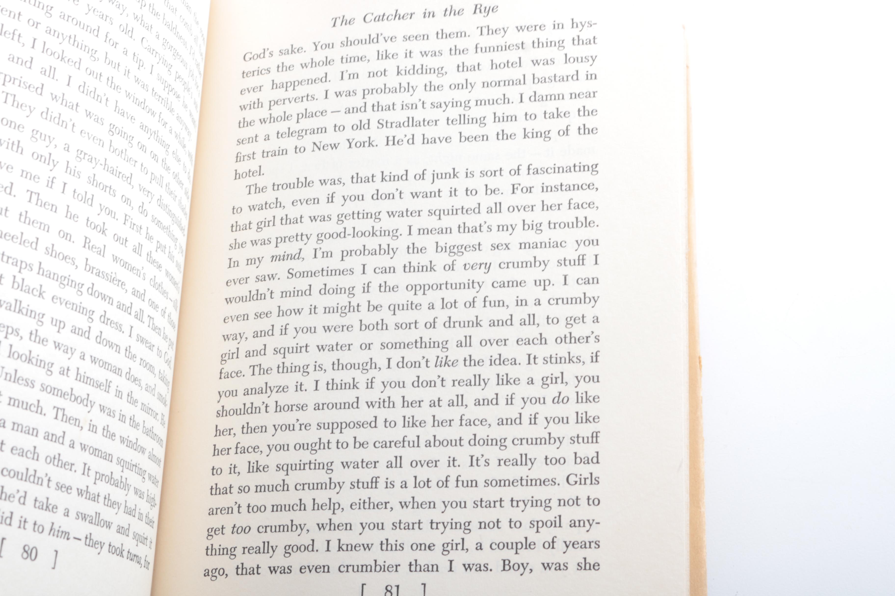 1952 "The Catcher in the Rye" by J. D. Salinger