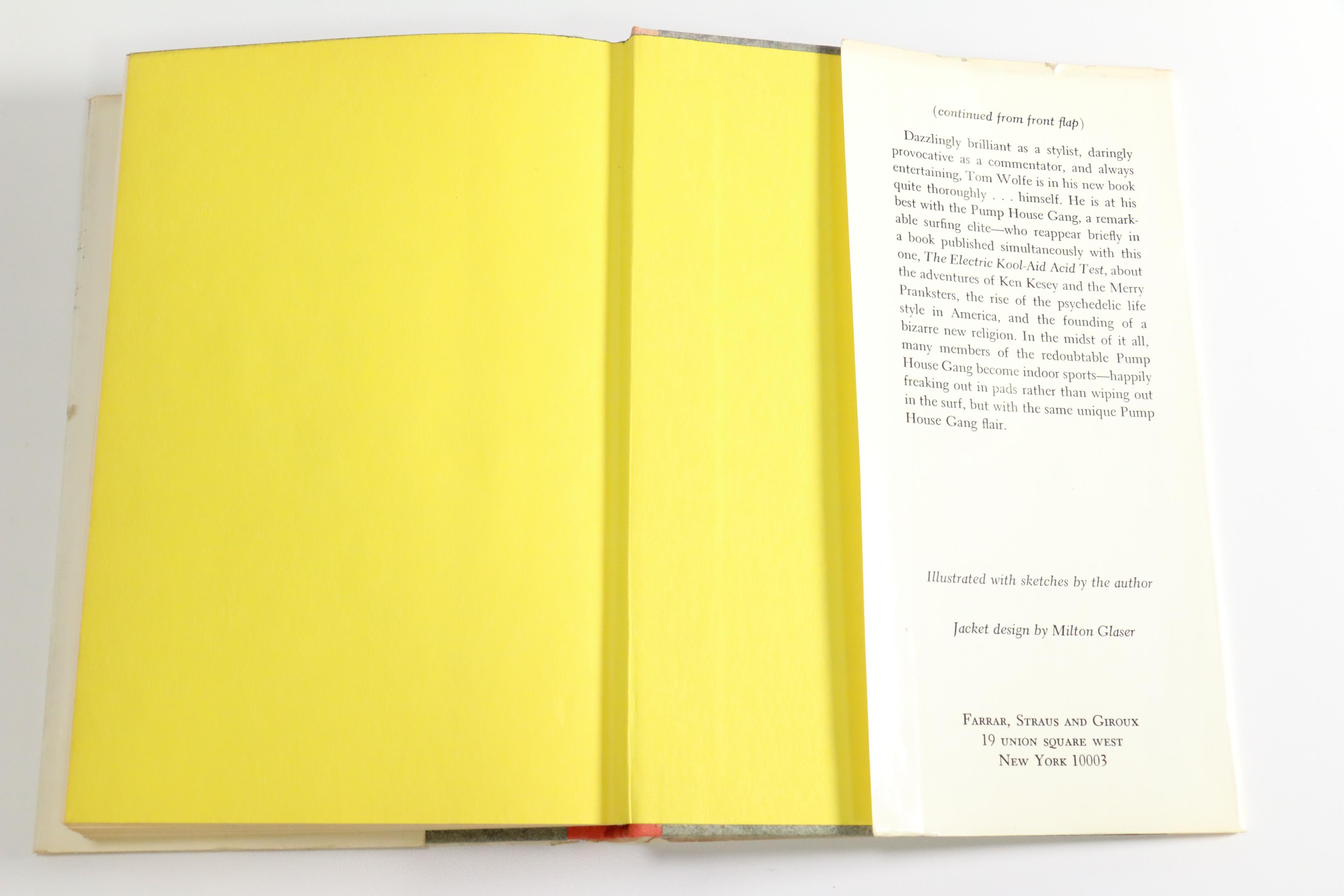 1968 First Edition "The Pump House Gang" by Tom Wolfe