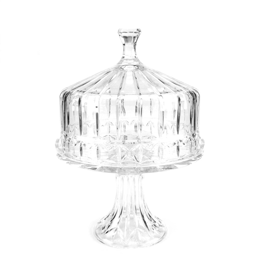 Crystal Cake Stand With Cover