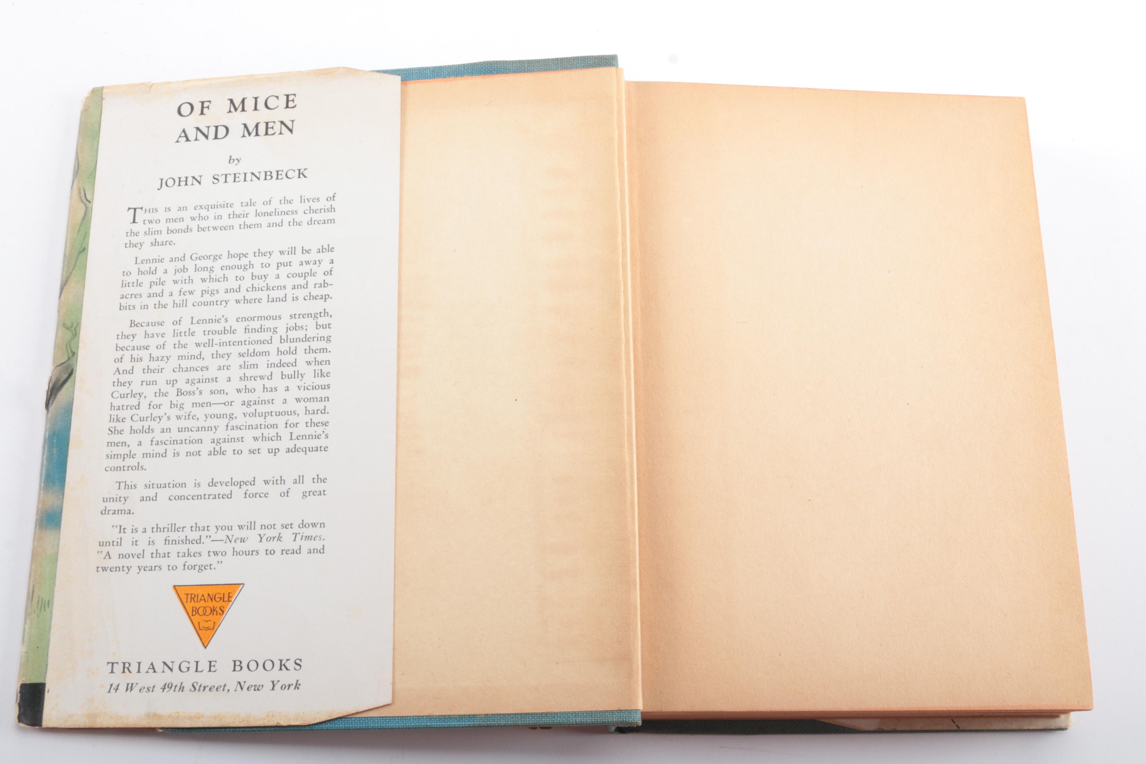 1941 "Of Mice and Men" by John Steinbeck