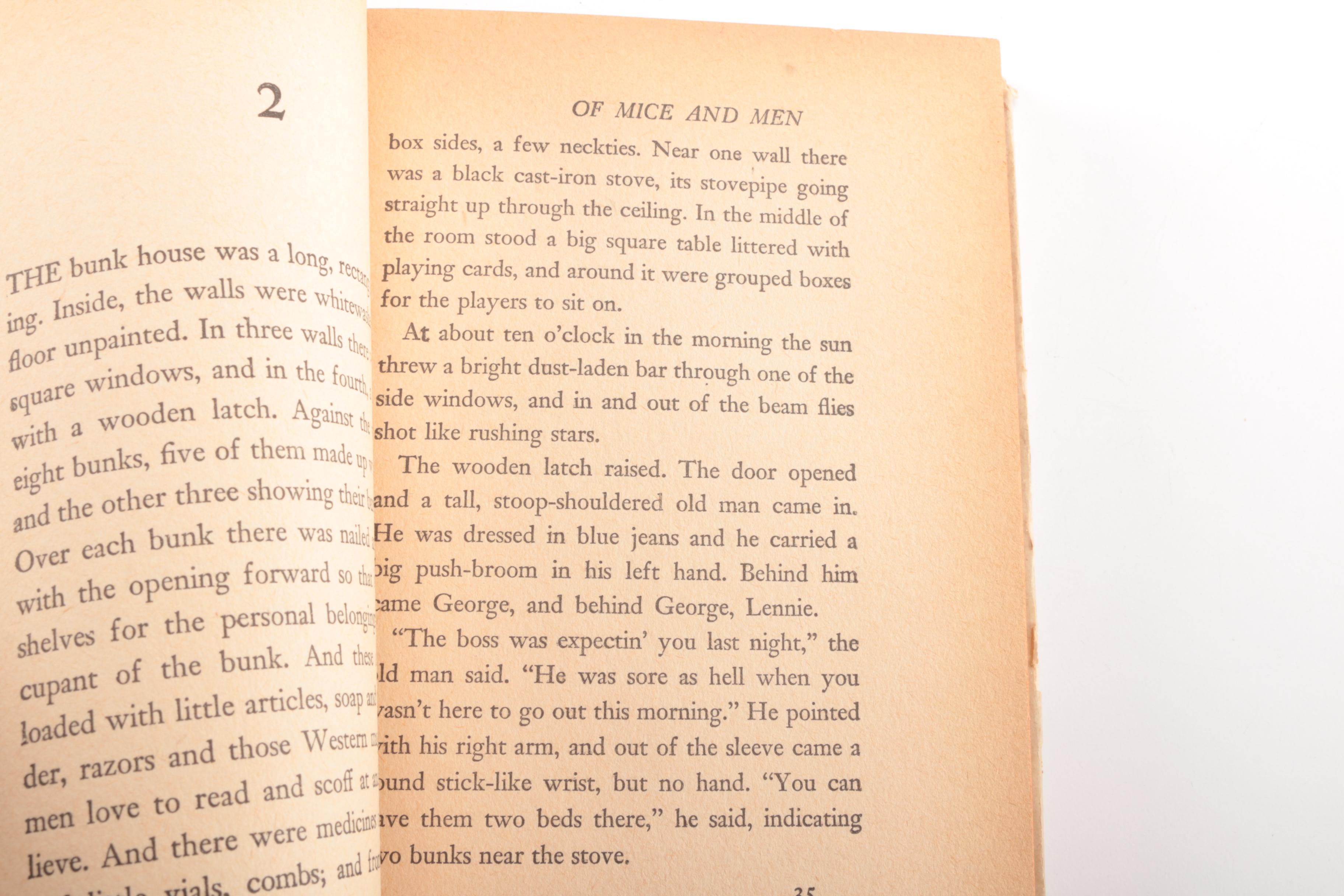 1941 "Of Mice and Men" by John Steinbeck