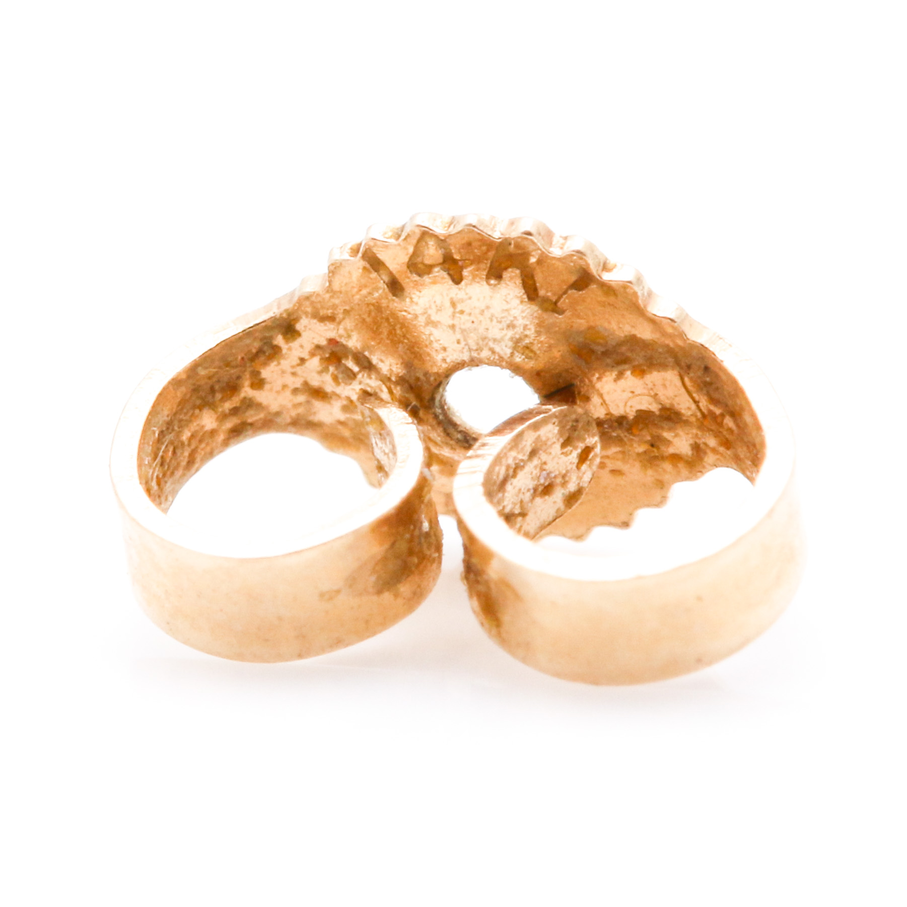 14K Yellow Gold Malachite Dangle Earrings