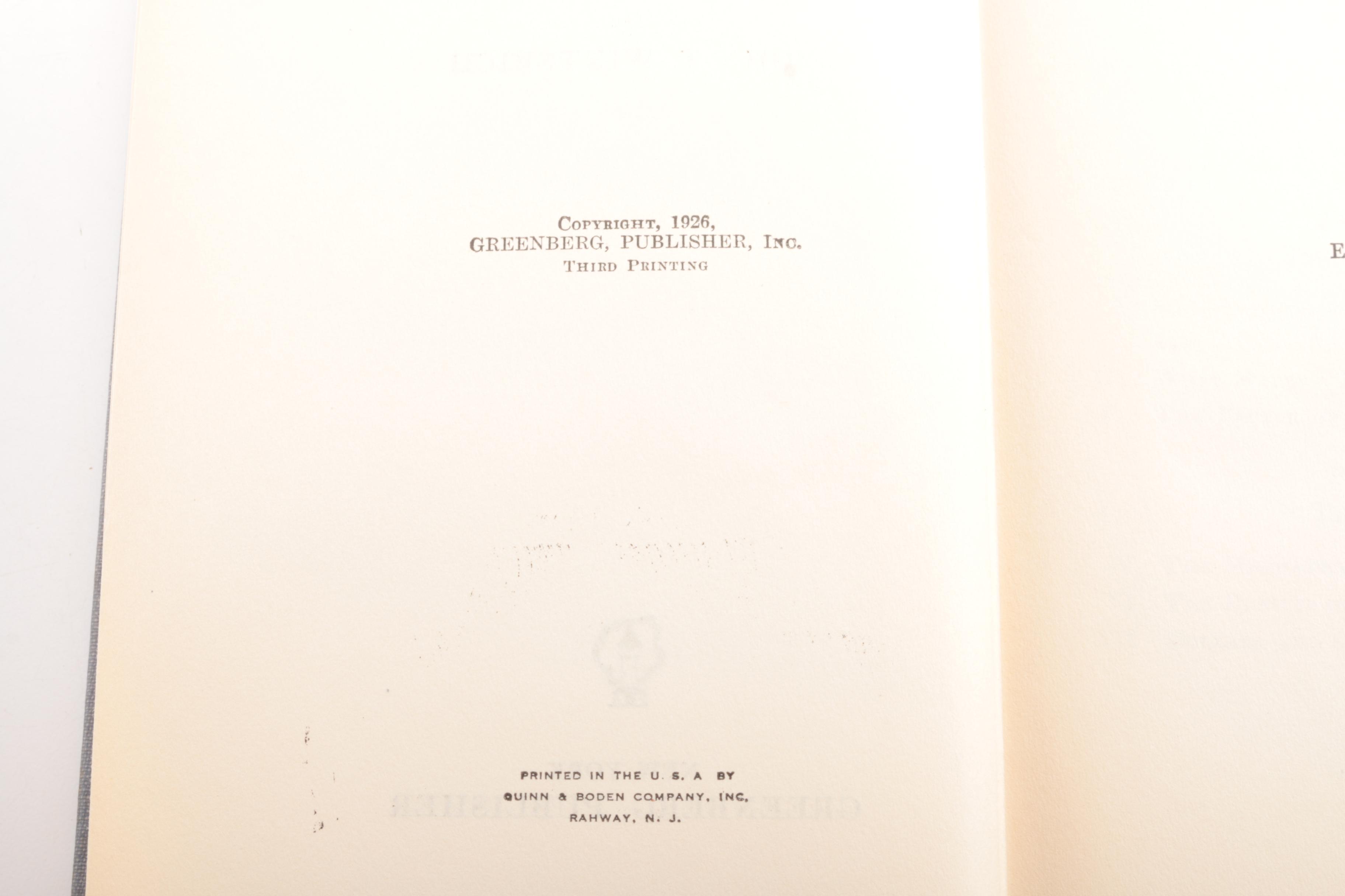 1926 Early Printing "A Primer of Book Collecting" by John T. Winterich