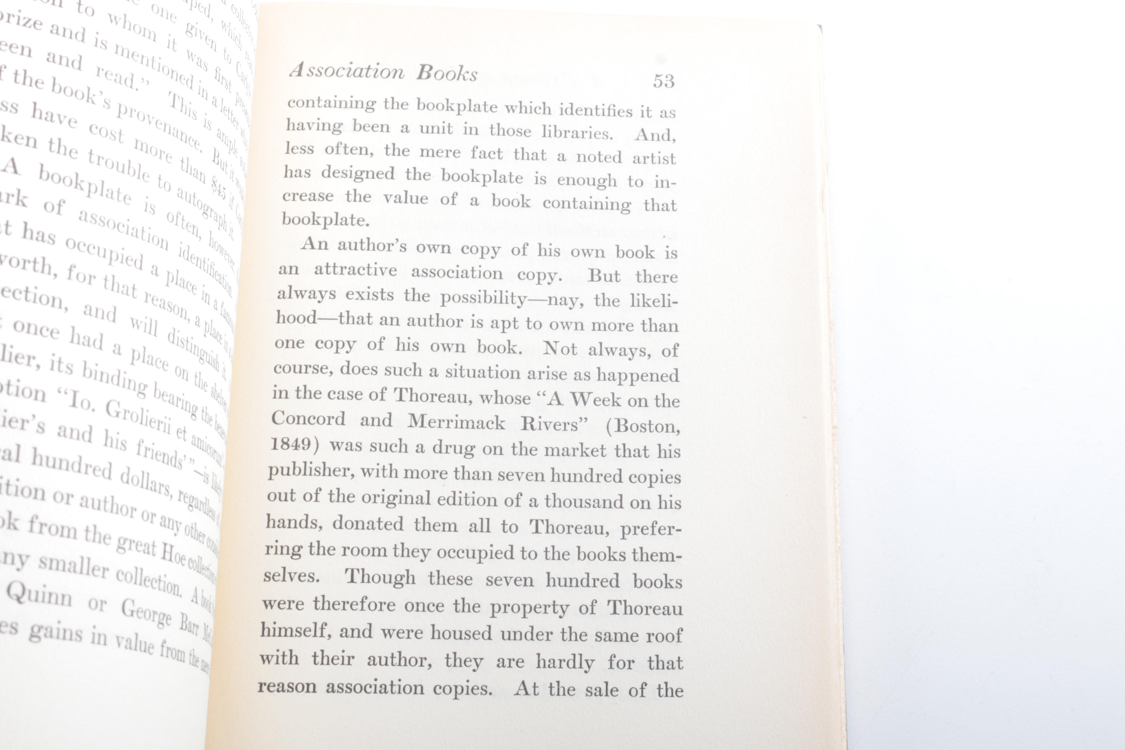 1926 Early Printing "A Primer of Book Collecting" by John T. Winterich