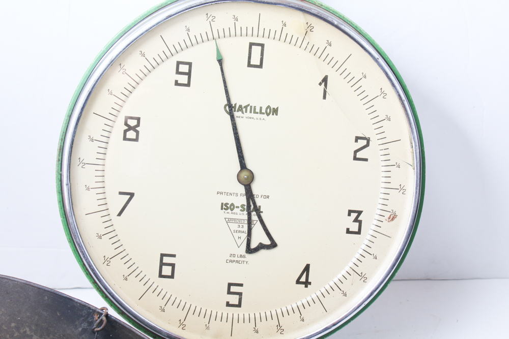 Vintage Chatillion Model 33H Hanging Scale
