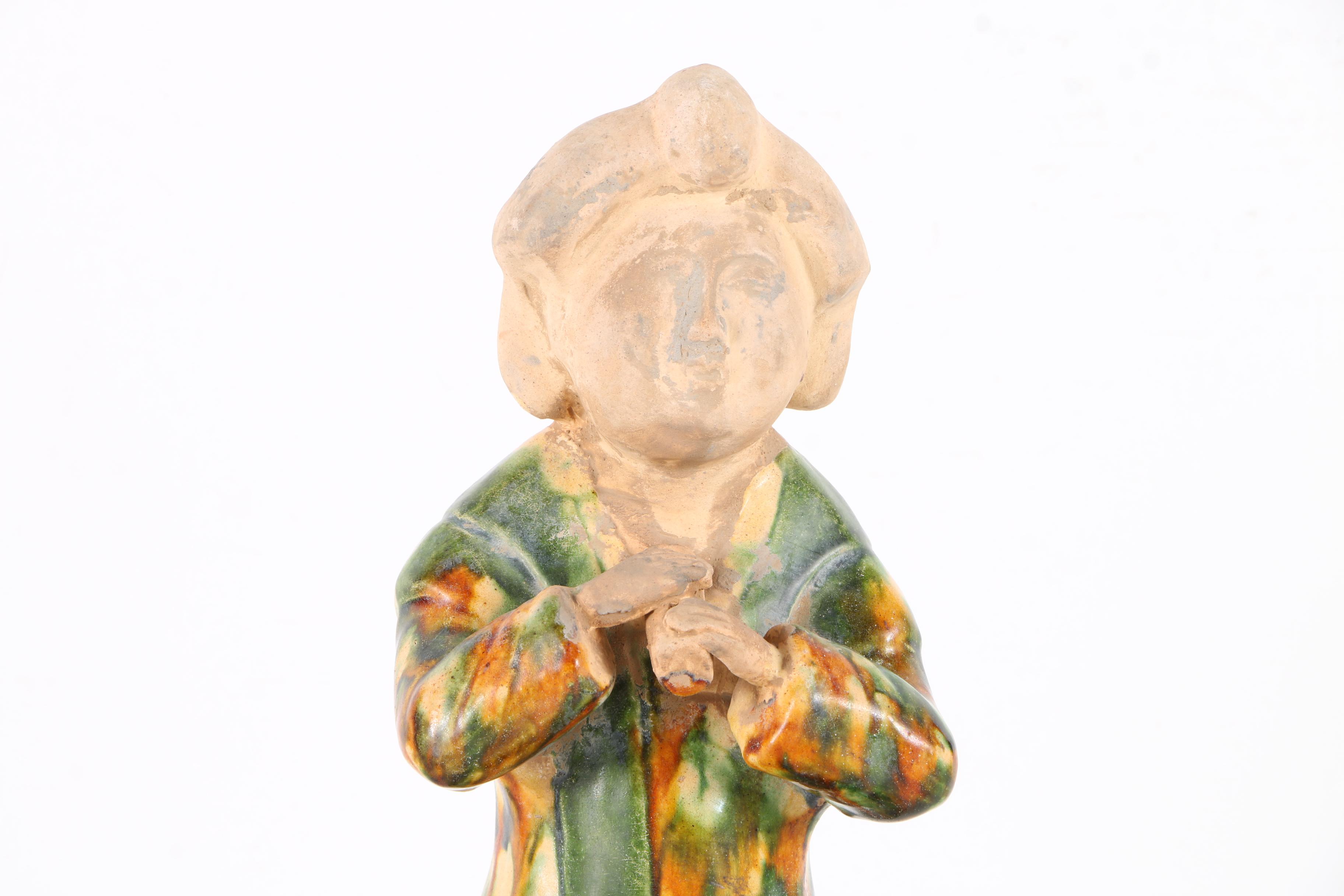 Chinese Tang Dynasty Style Ceramic Statue