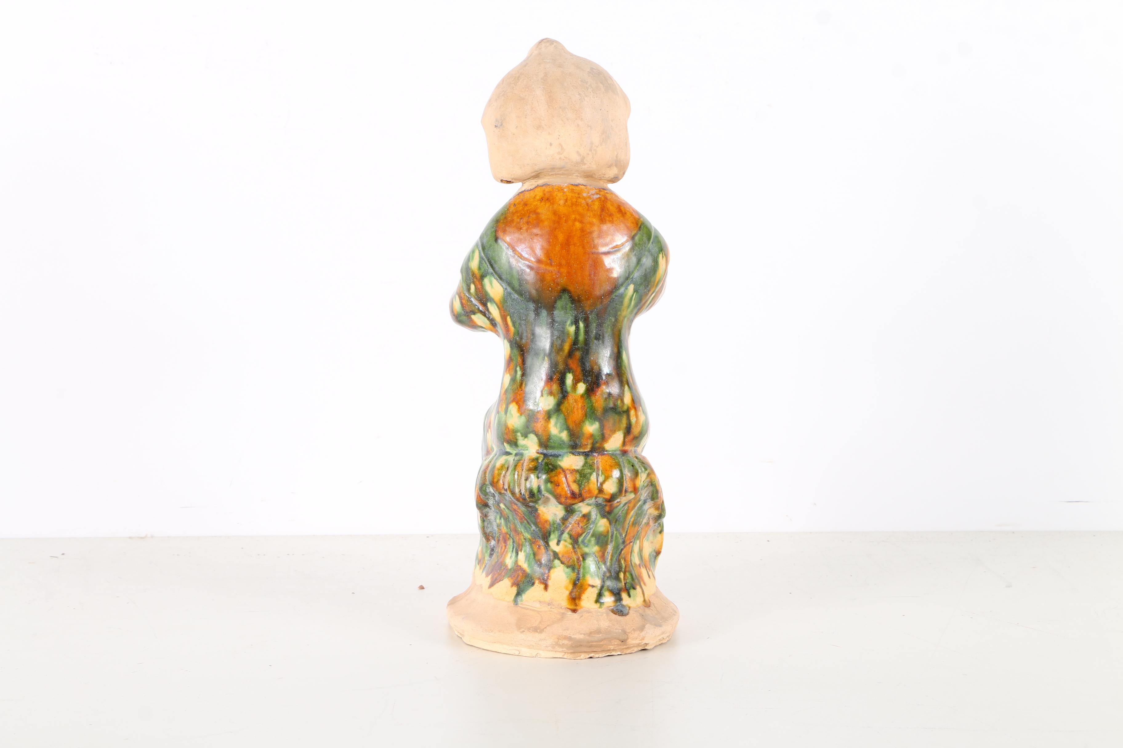 Chinese Tang Dynasty Style Ceramic Statue