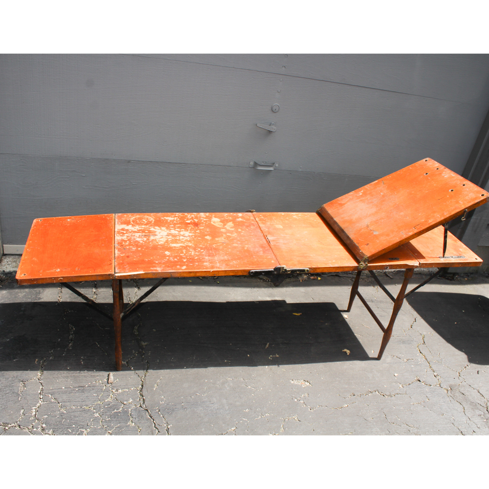 Vintage Folding Medical Table