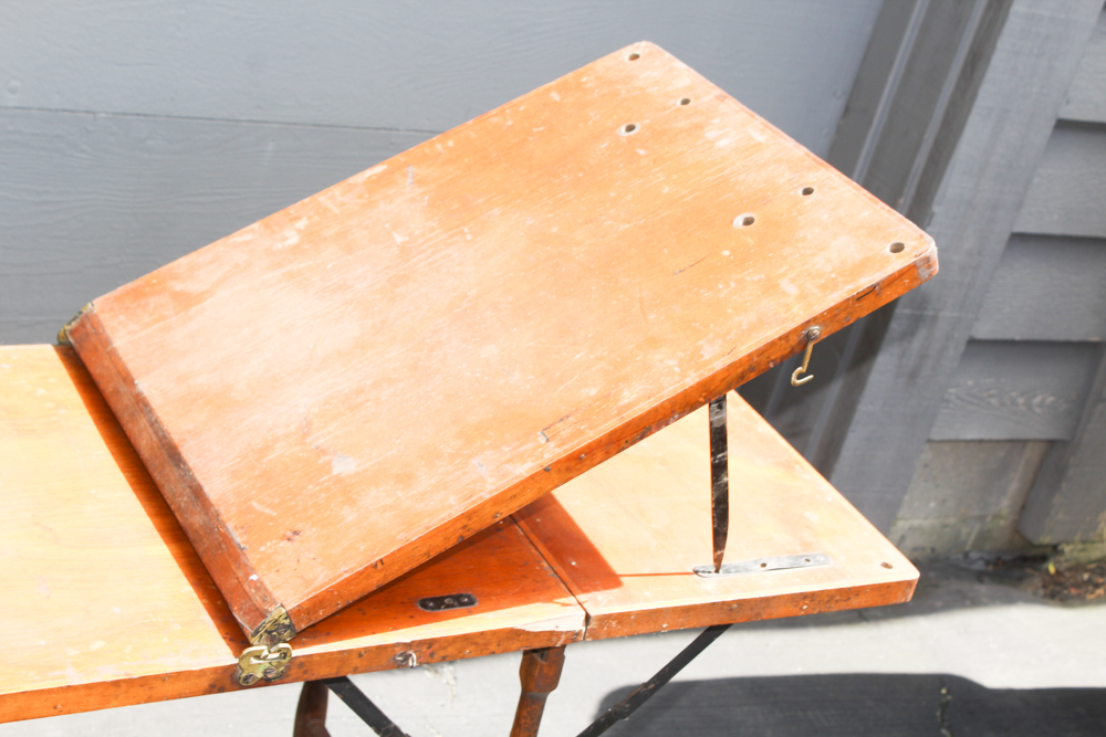 Vintage Folding Medical Table
