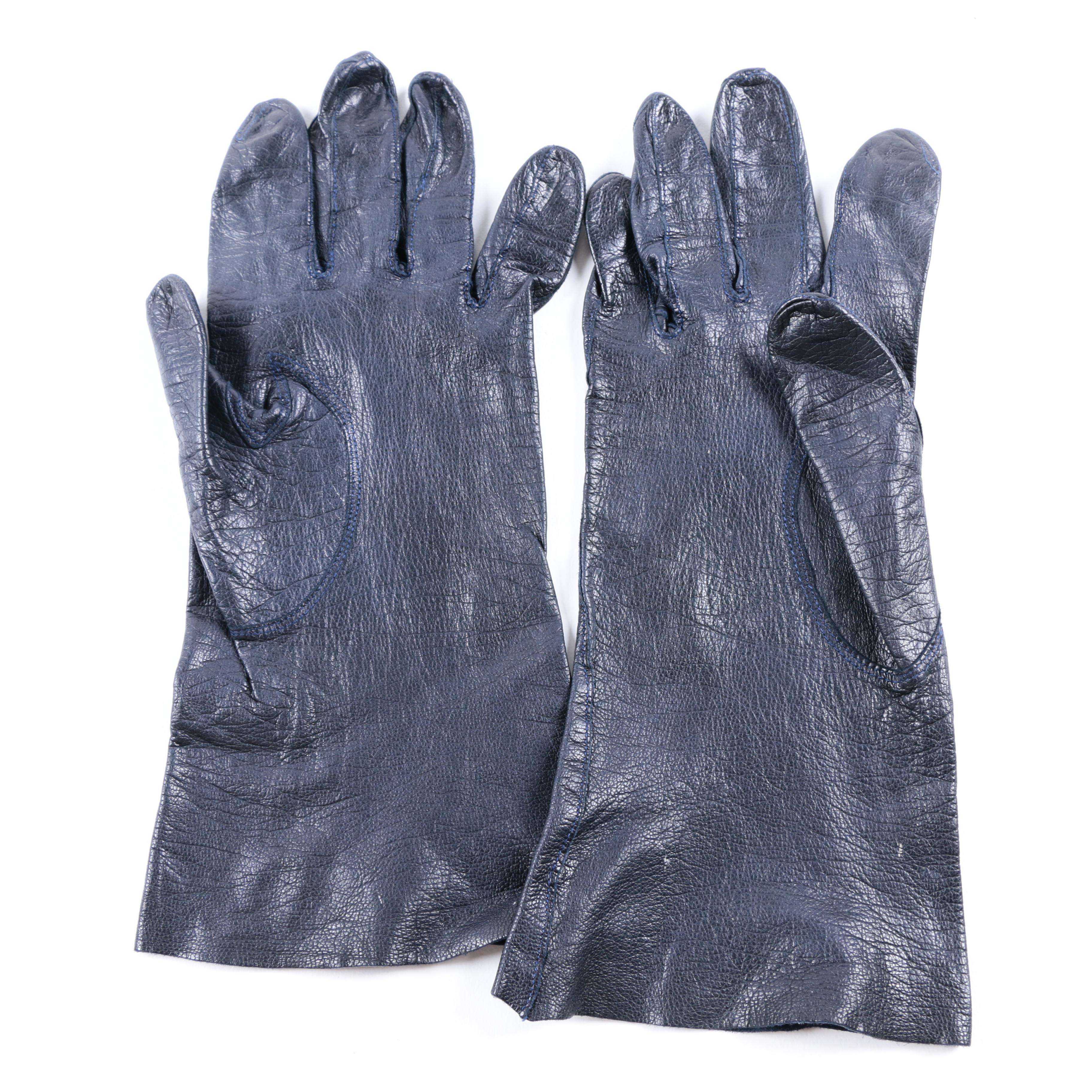 Leather and Embroidered Gloves Including Nordstrom