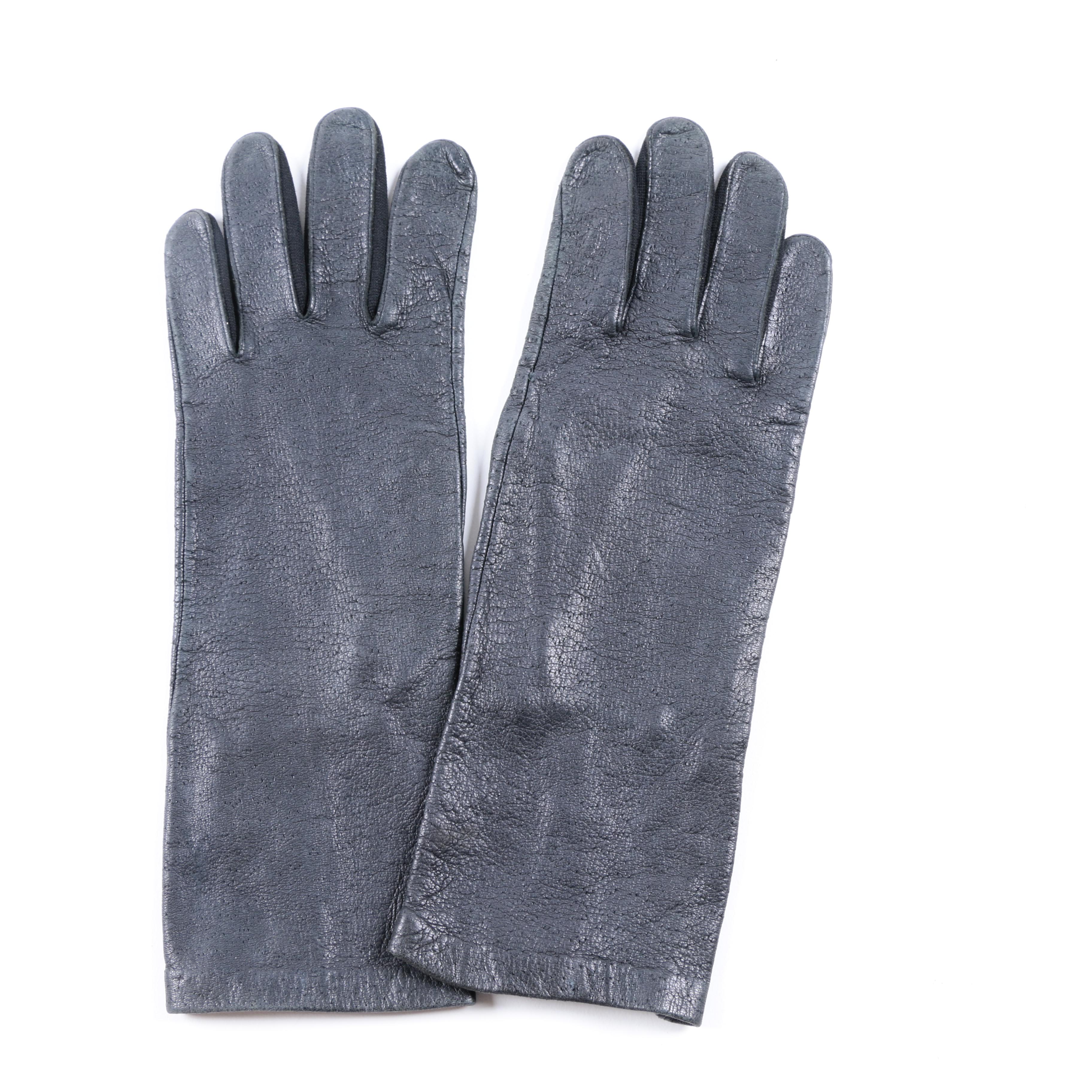 Leather and Embroidered Gloves Including Nordstrom