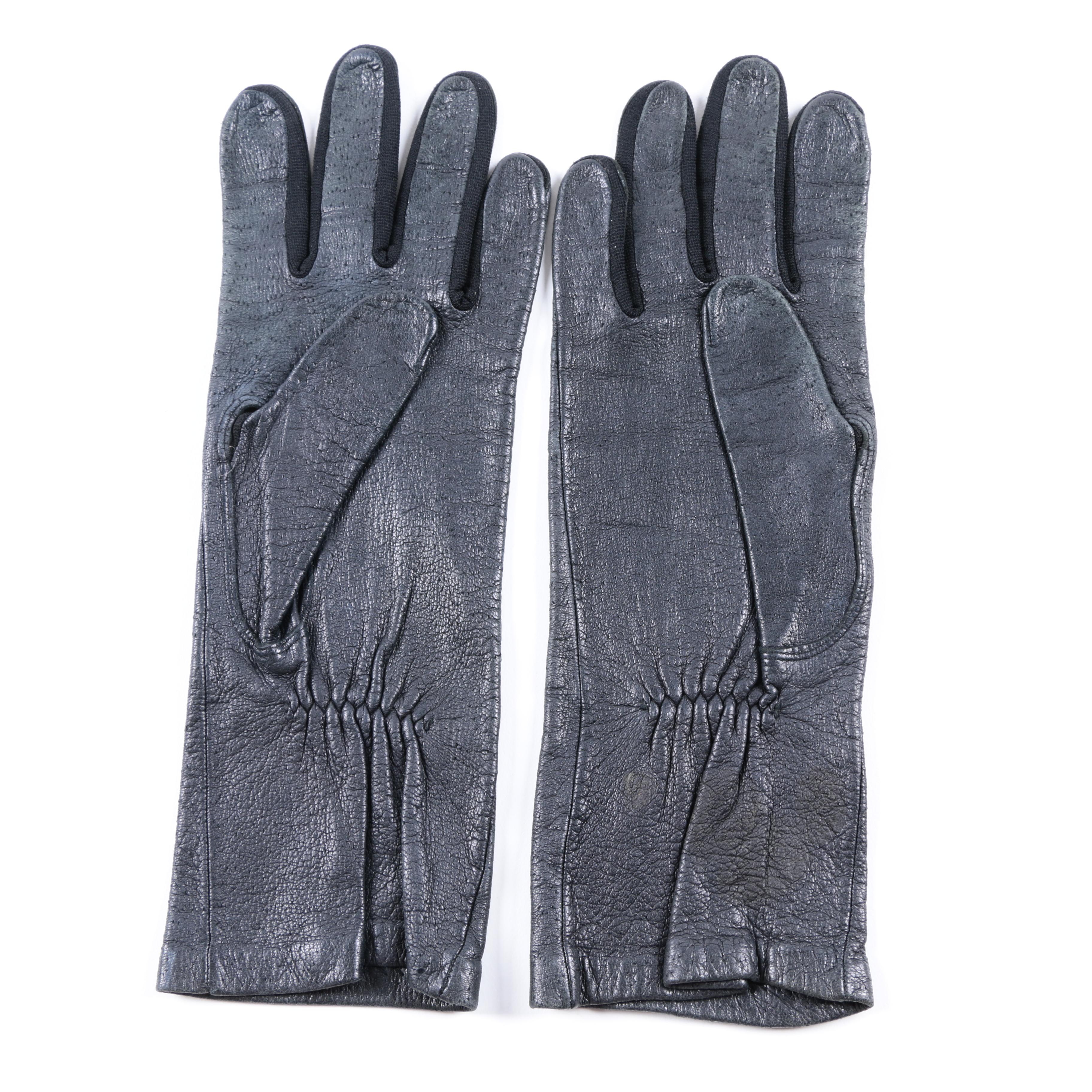 Leather and Embroidered Gloves Including Nordstrom