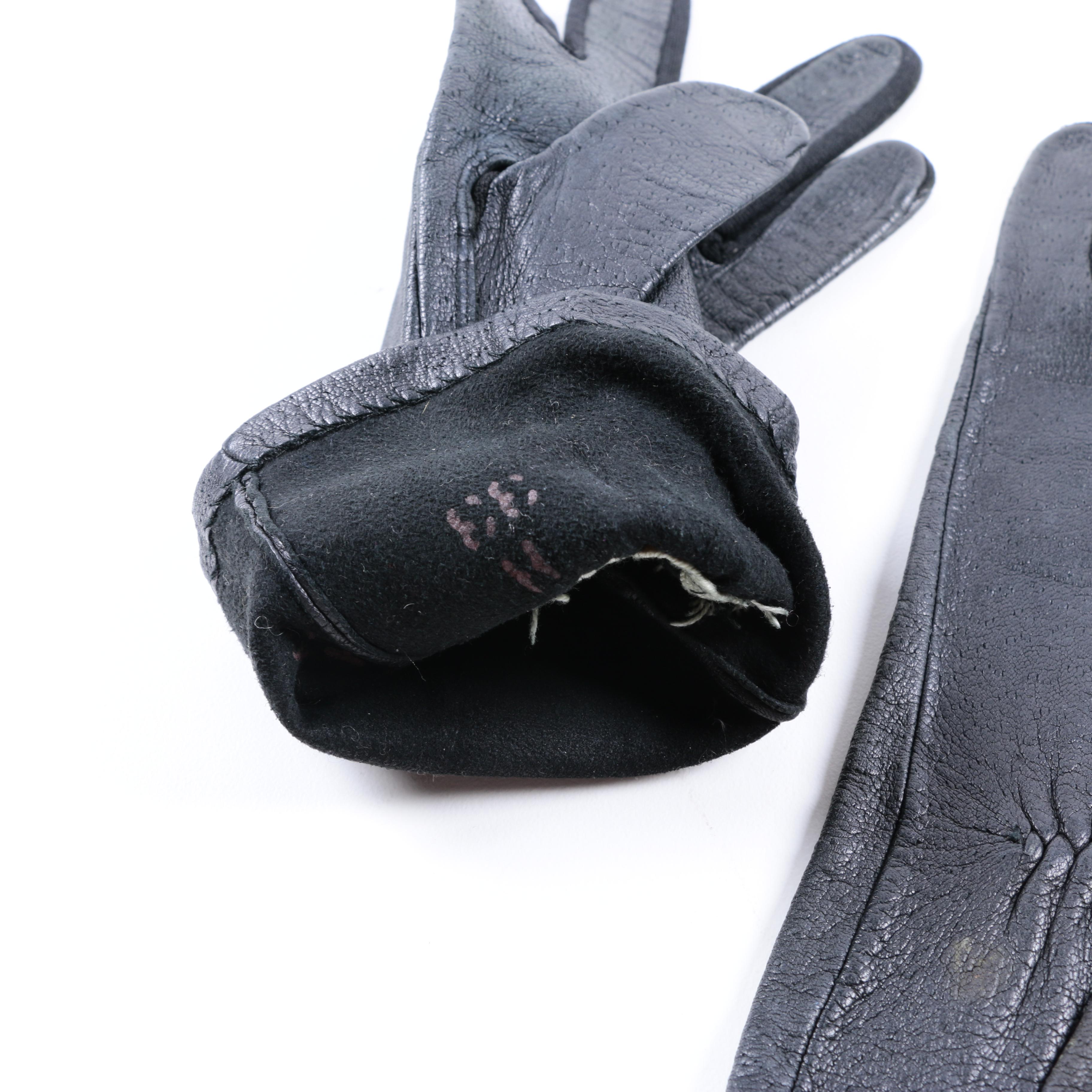 Leather and Embroidered Gloves Including Nordstrom