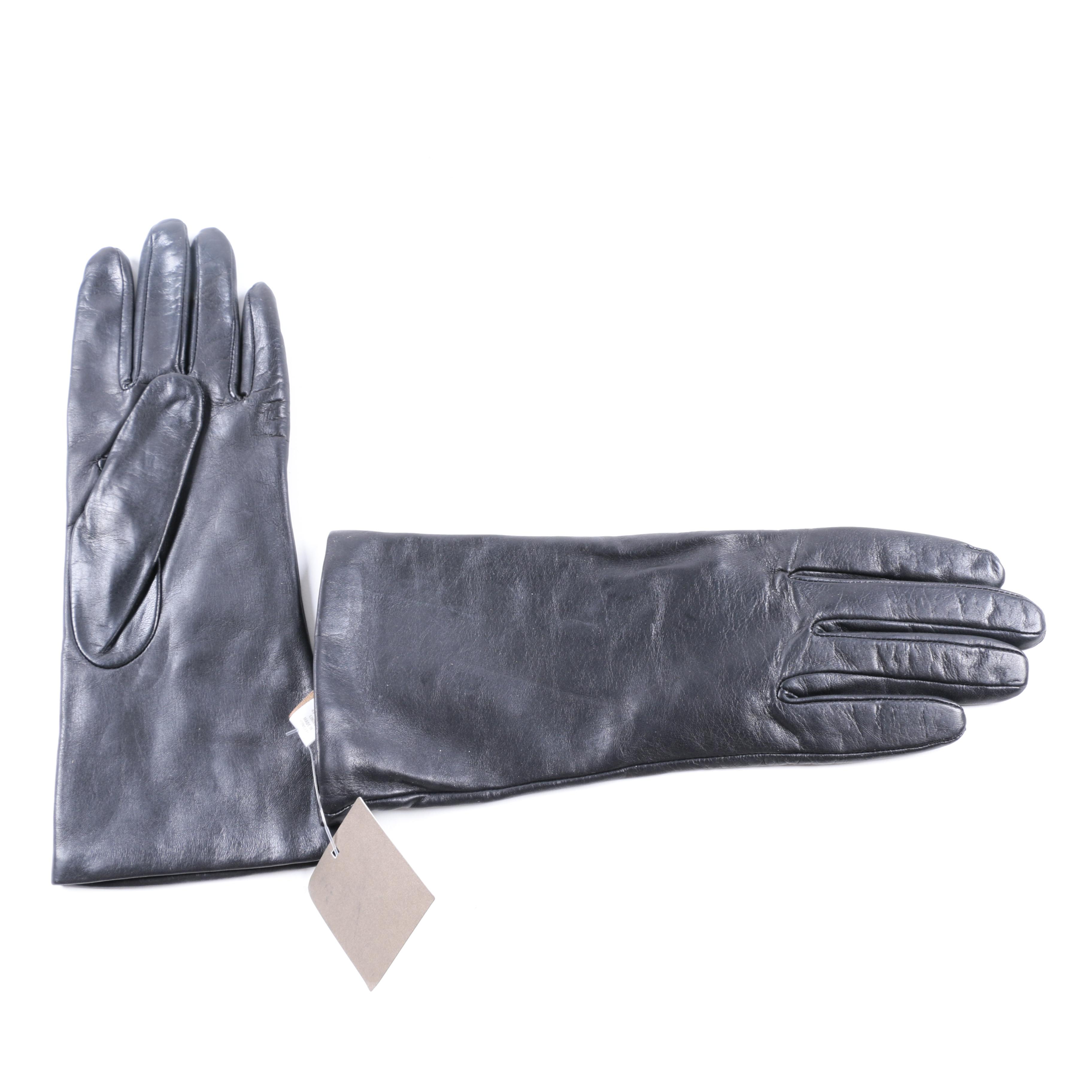 Leather and Embroidered Gloves Including Nordstrom