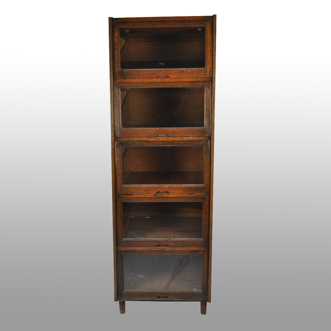 Vintage Oak Barrister Bookcase