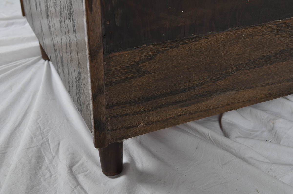 Vintage Oak Barrister Bookcase