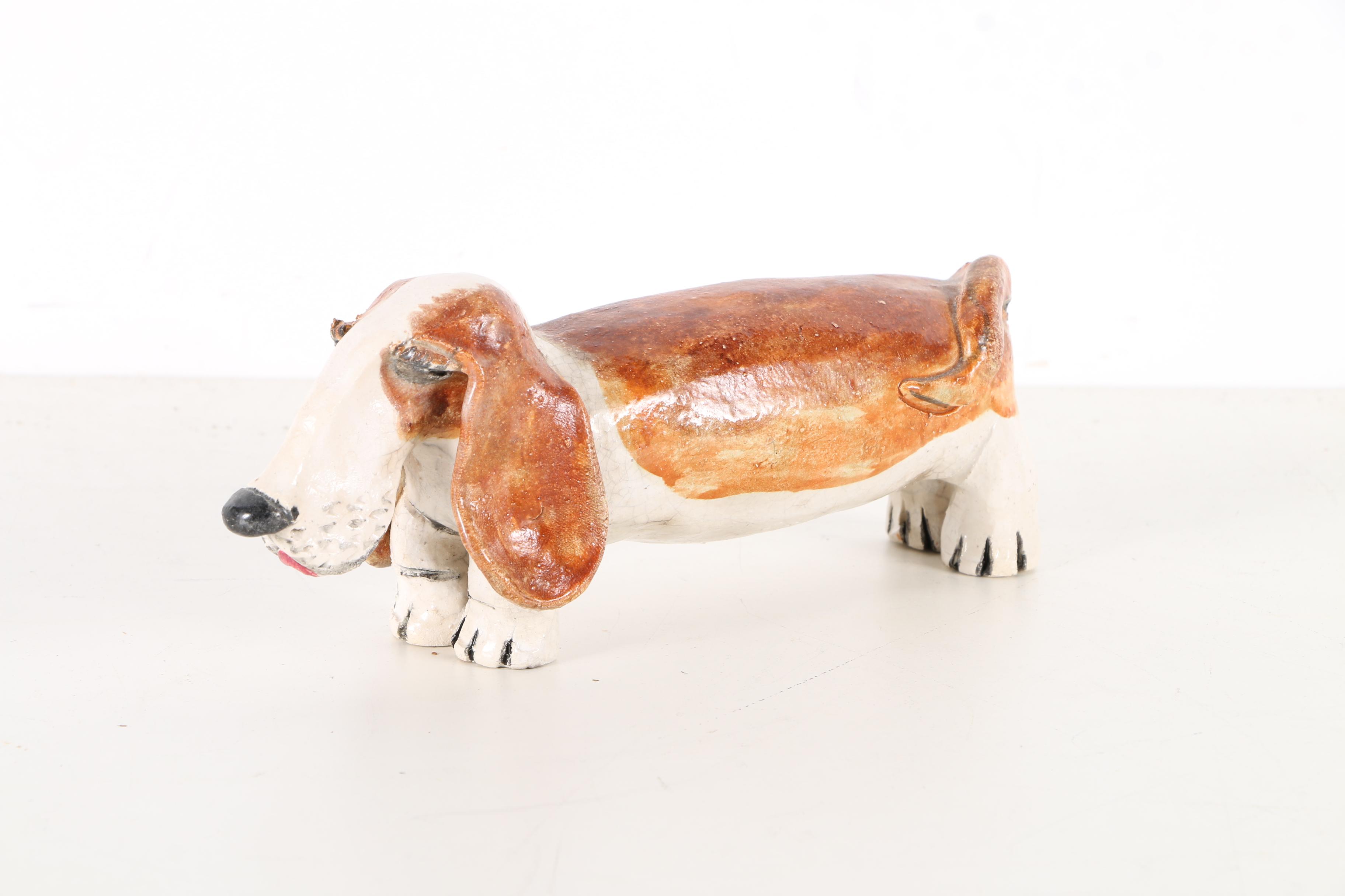 Chris Moses Ceramic Whistles of a Cat and a Dog