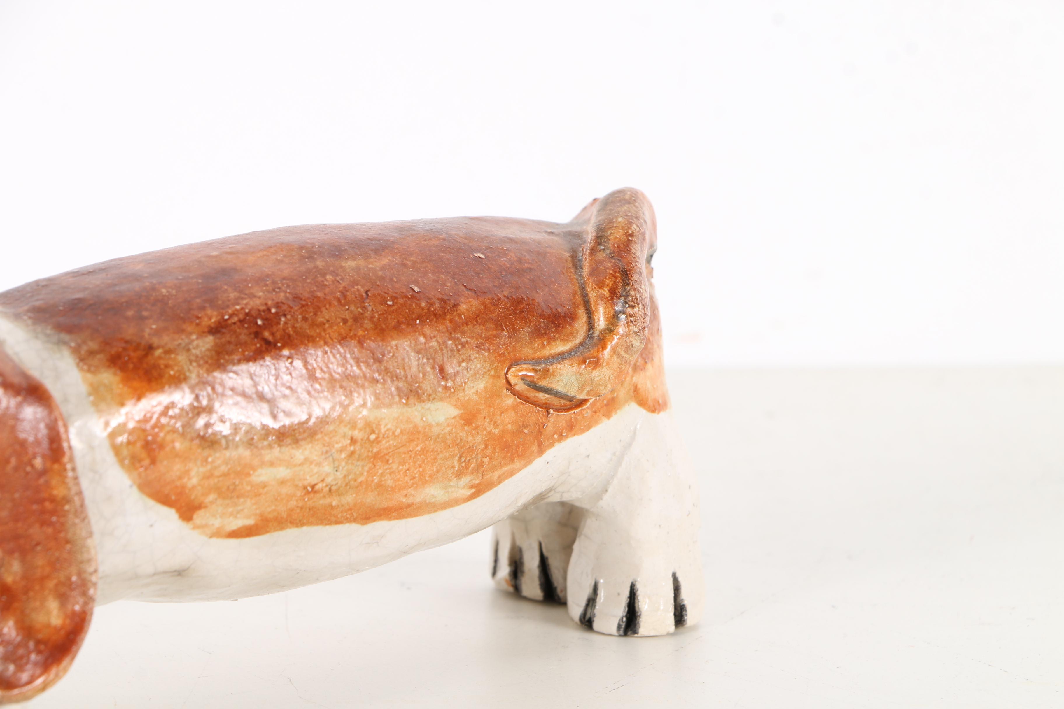 Chris Moses Ceramic Whistles of a Cat and a Dog