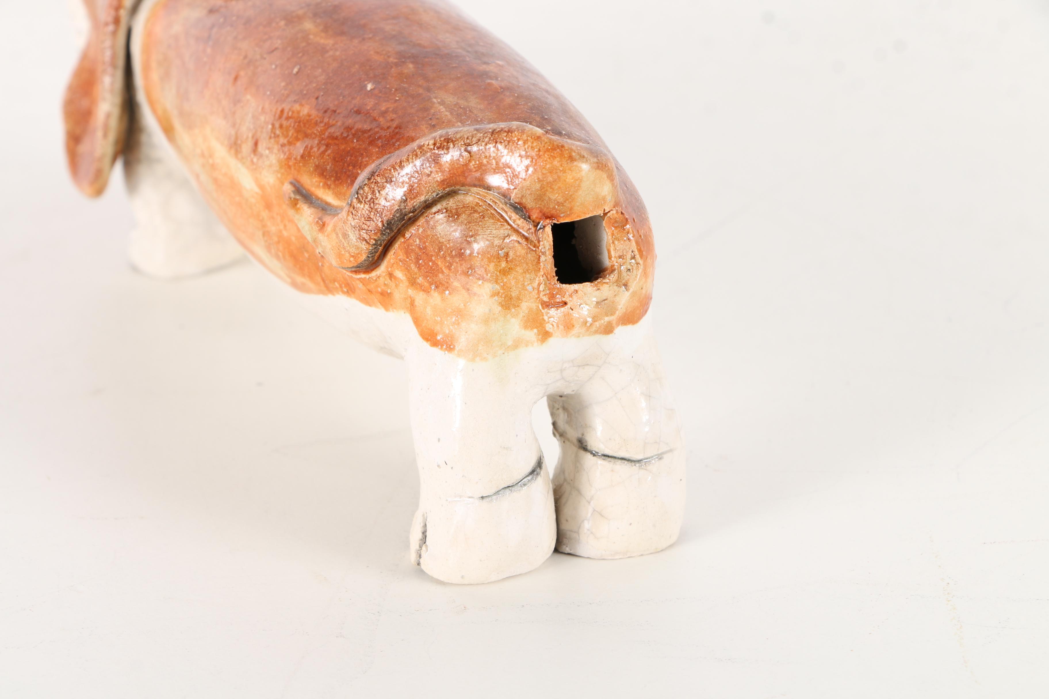 Chris Moses Ceramic Whistles of a Cat and a Dog