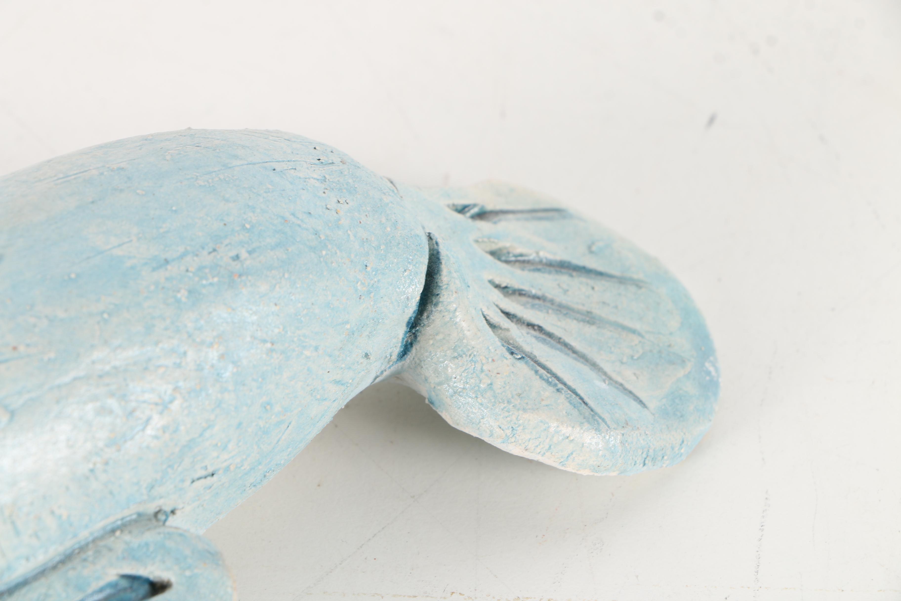 Chris Moses Ceramic Figurines of a Polar Bear and Sea Lion