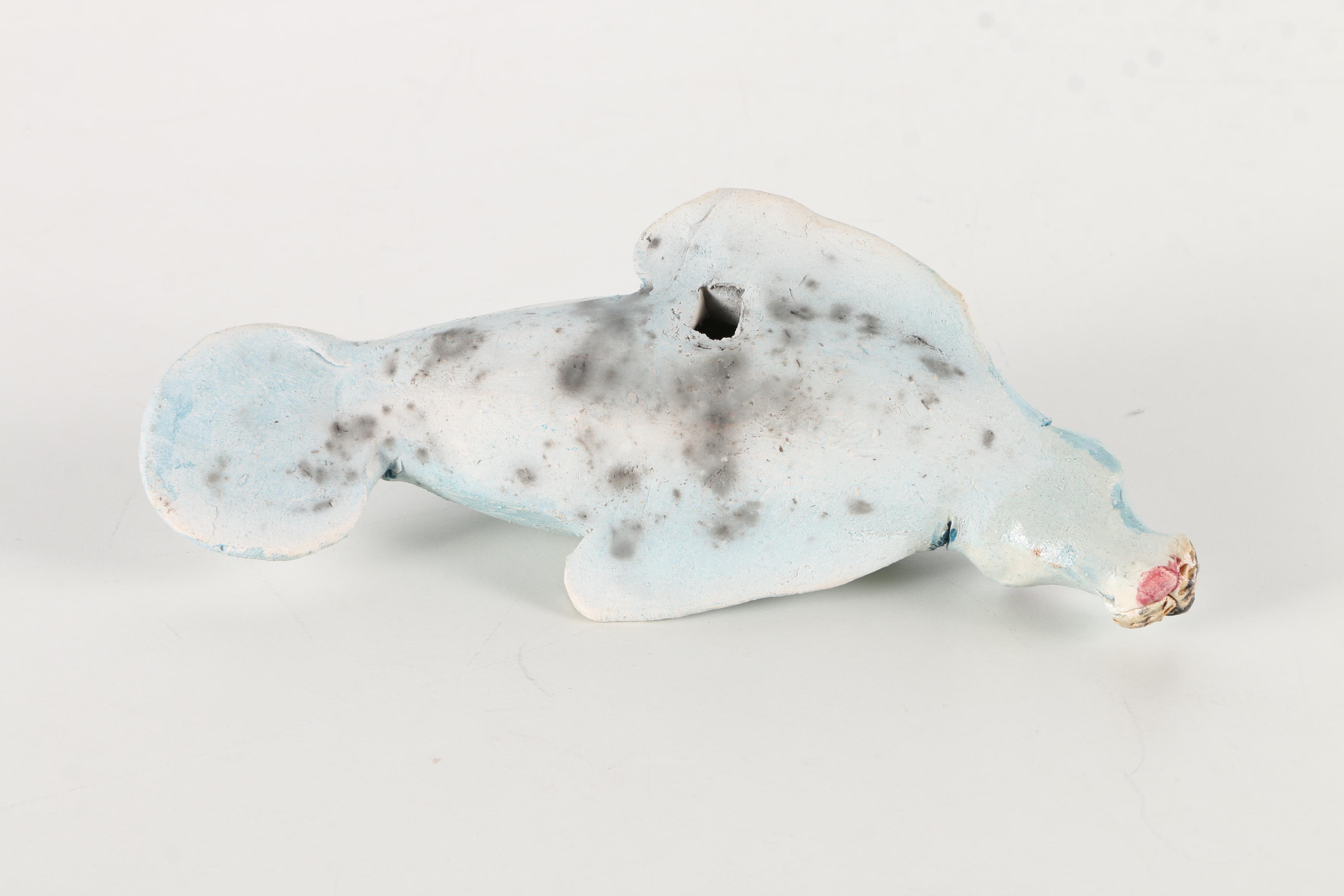 Chris Moses Ceramic Figurines of a Polar Bear and Sea Lion