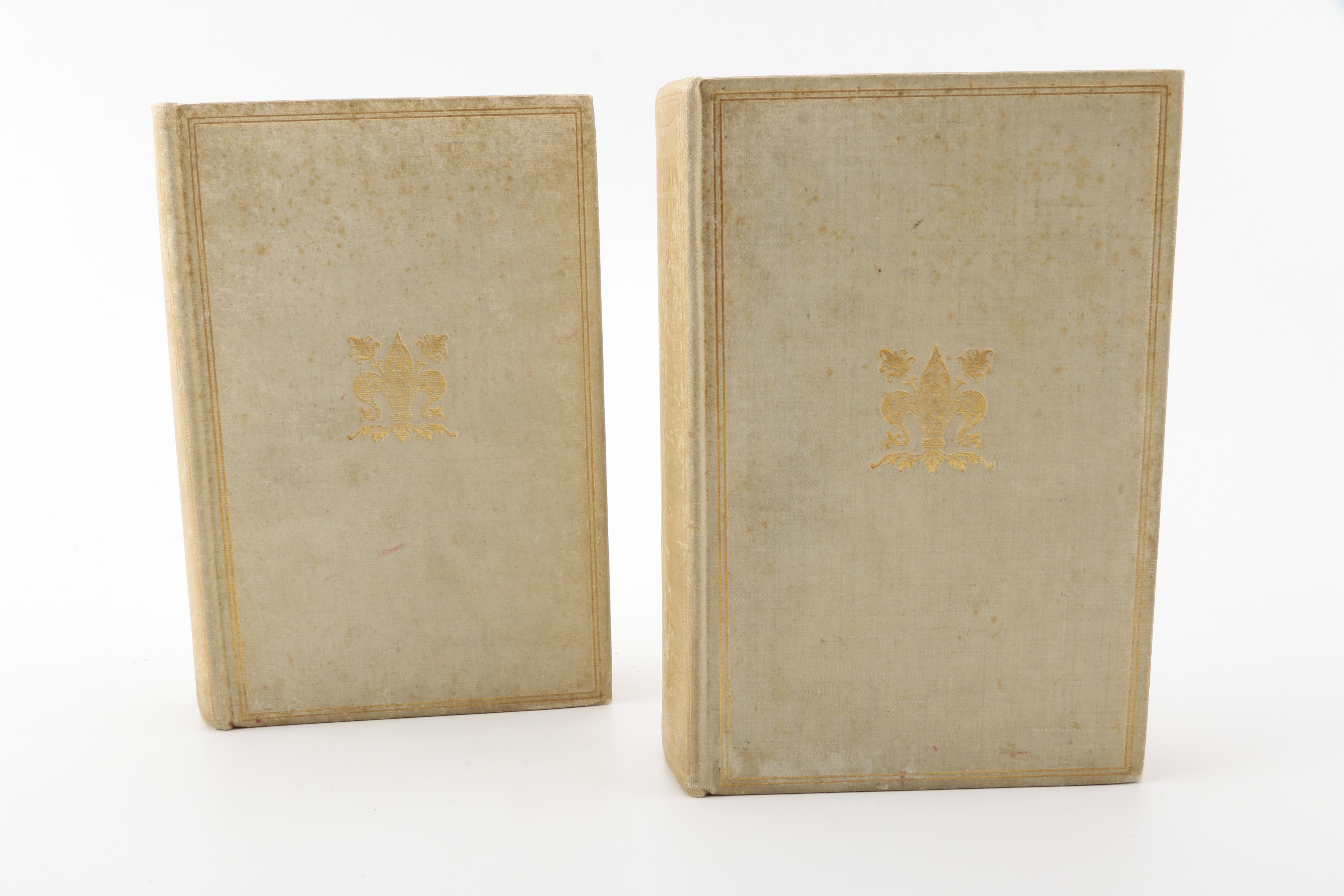 1921 Limited Edition Two Volumes "The Decameron of Giovanni Boccaccio" by J. M. Rigg