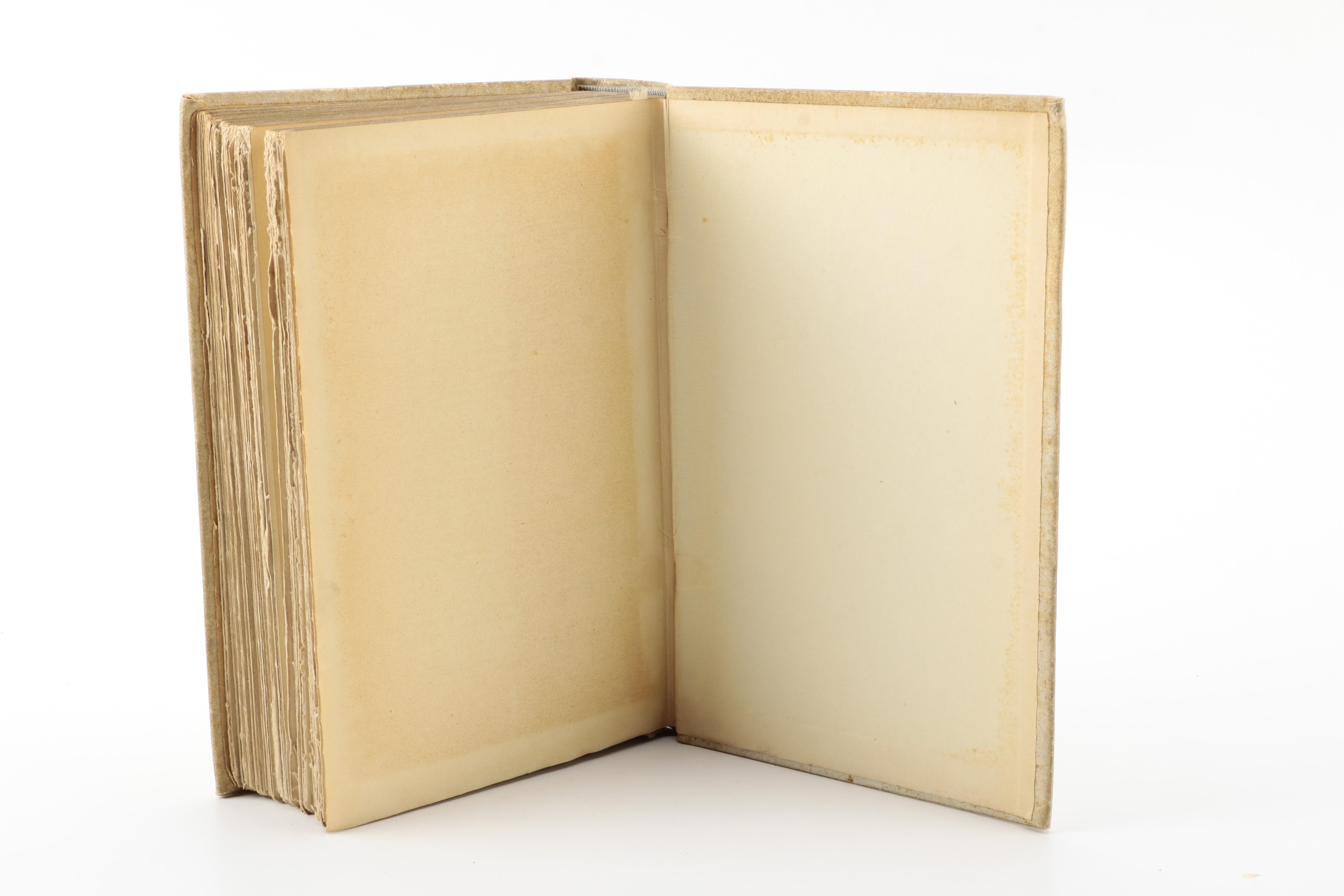 1921 Limited Edition Two Volumes "The Decameron of Giovanni Boccaccio" by J. M. Rigg