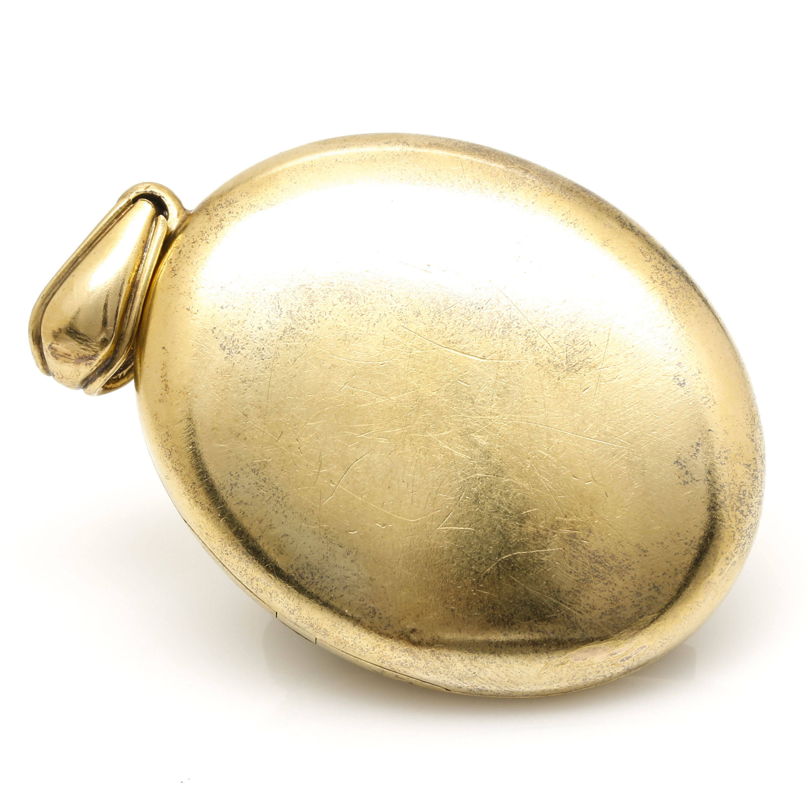 1872 Victorian 14K Yellow Gold Turquoise and Cultured Pearl Locket