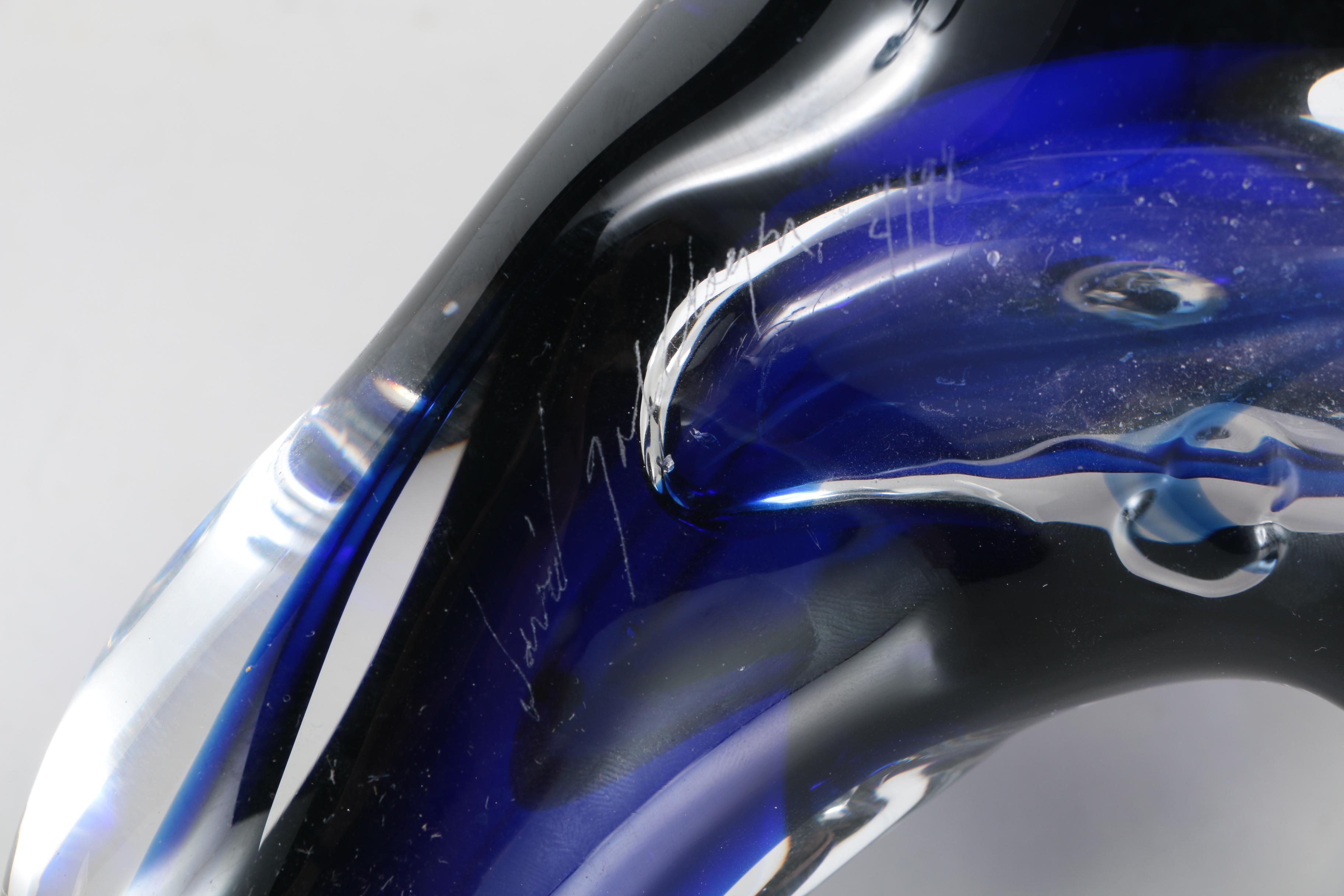 Collection of Signed David Goldhagen Art Glass Perfume Bottles