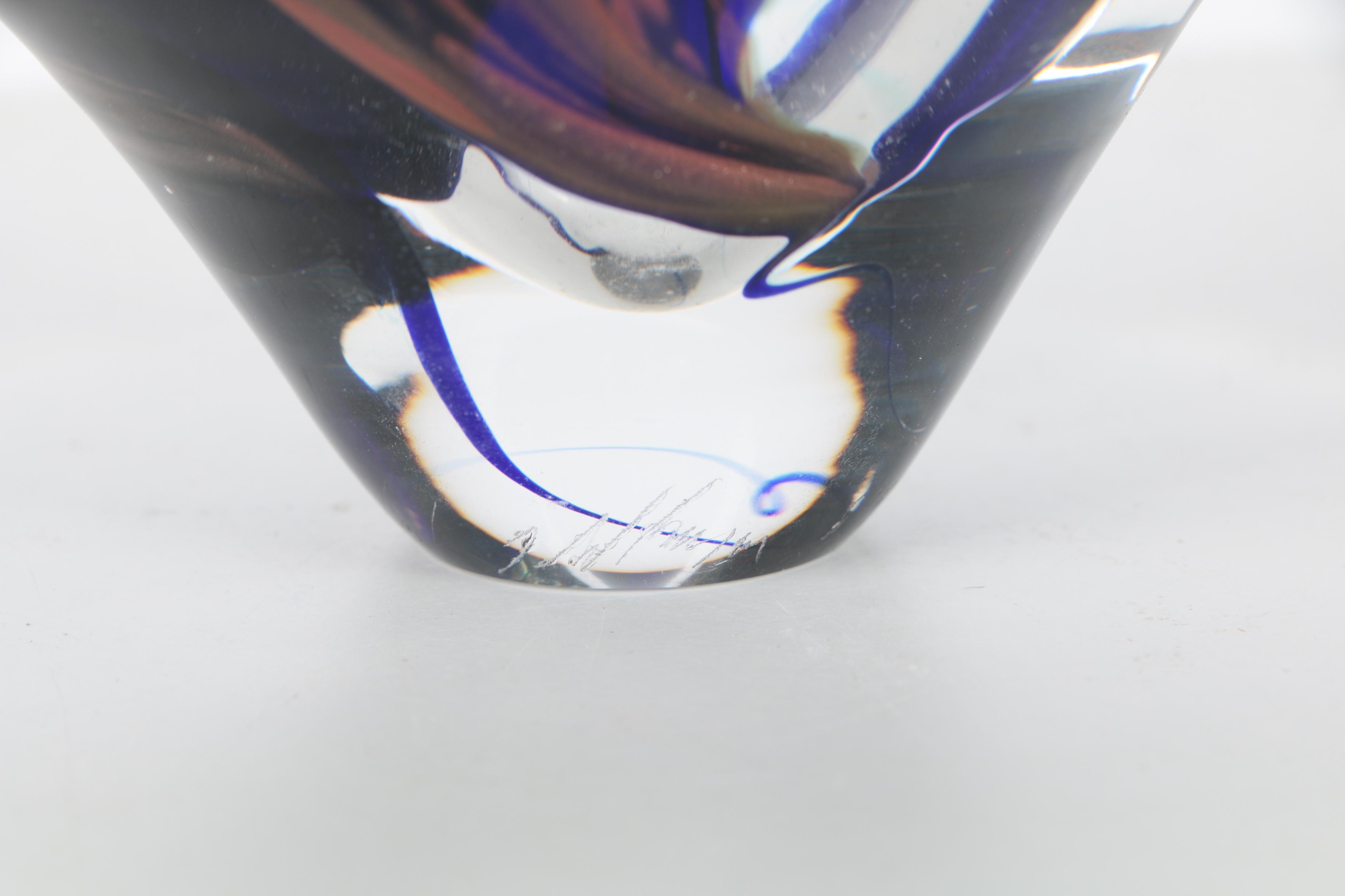 Collection of Signed David Goldhagen Art Glass Perfume Bottles